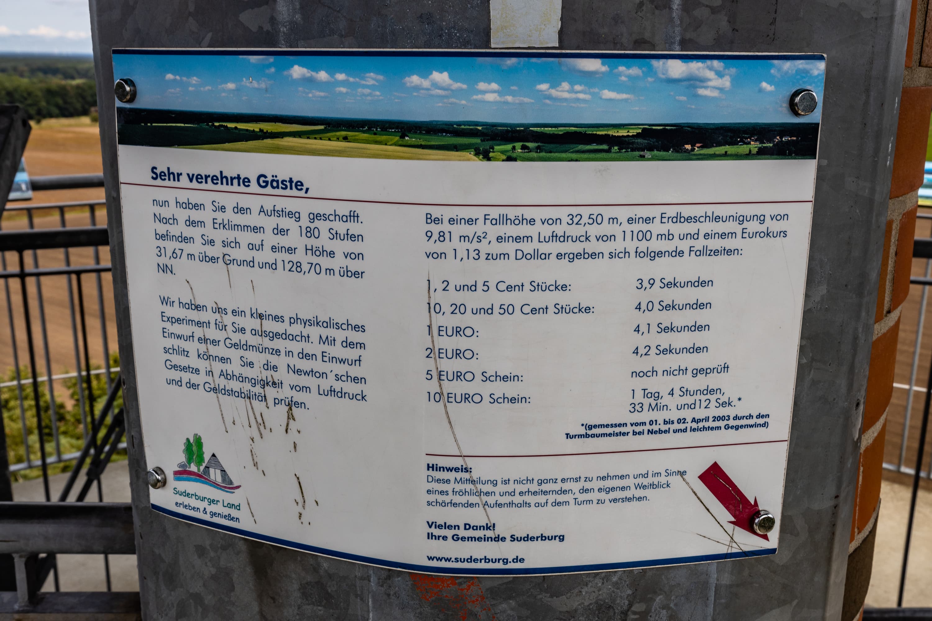 Aussichtsturm Hösseringen SChild