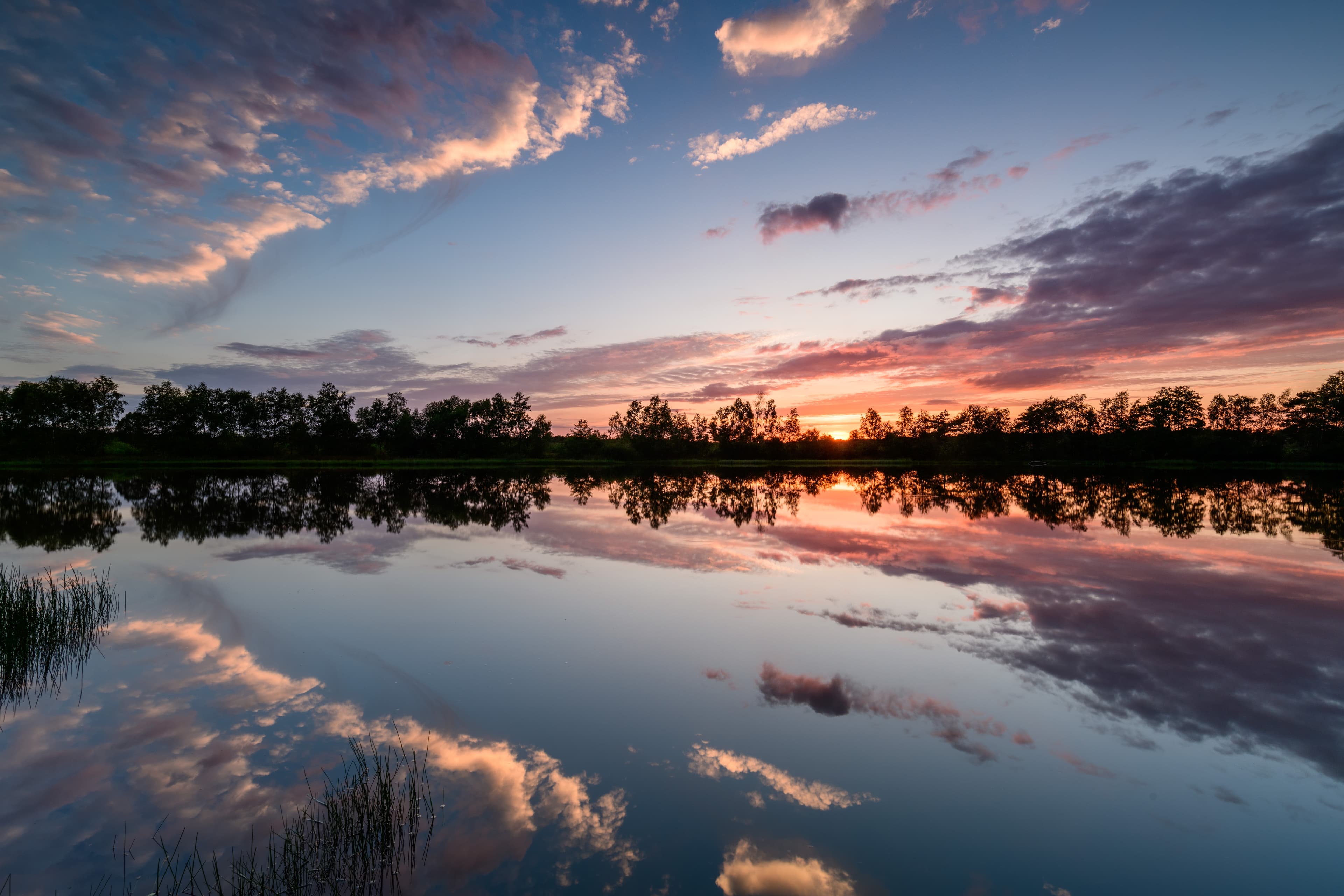 Sonnenuntergang in der osterheide schneverdingen