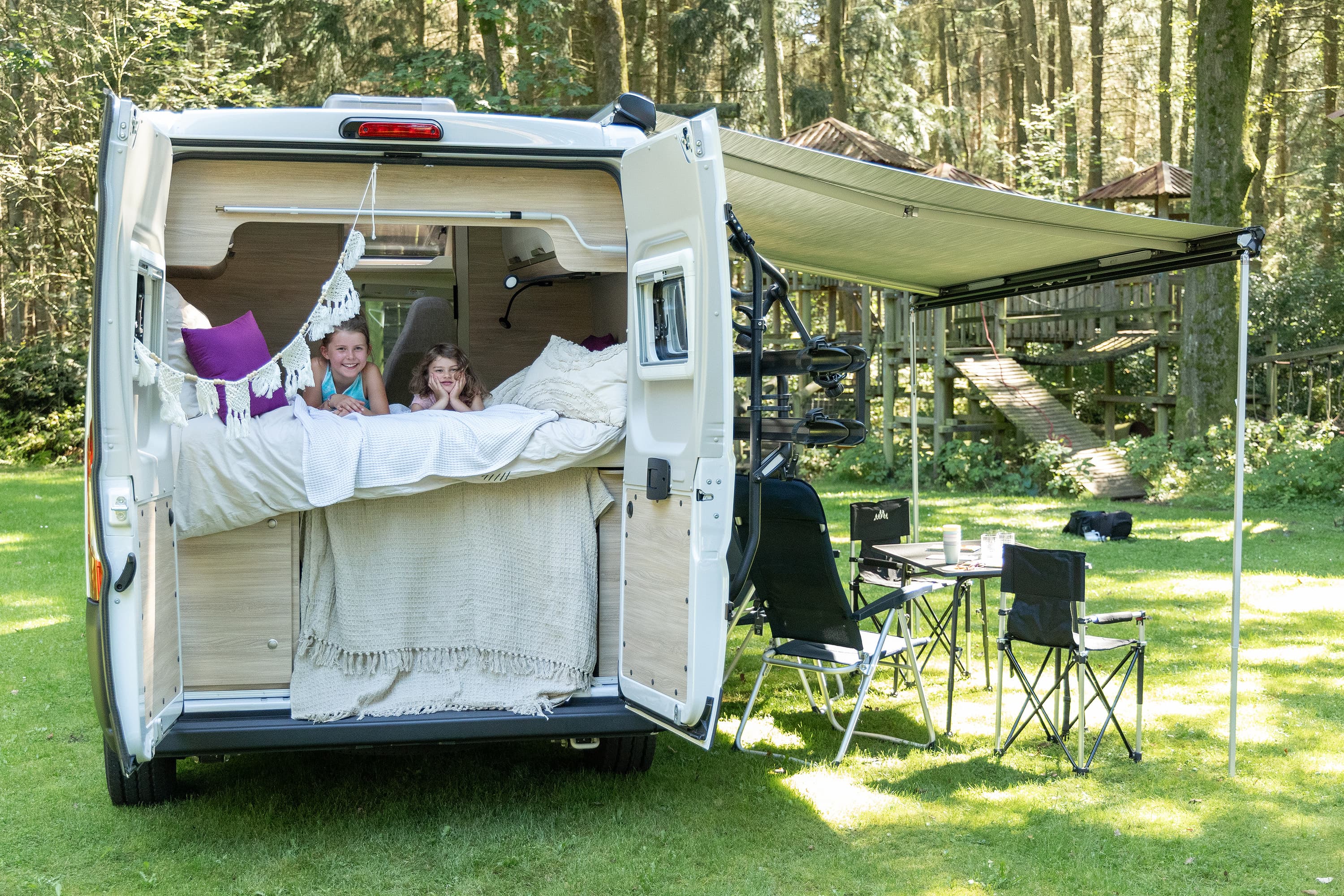 Womo Stellplatz auf naturnahen Campingplätze in der Lüneburger heide