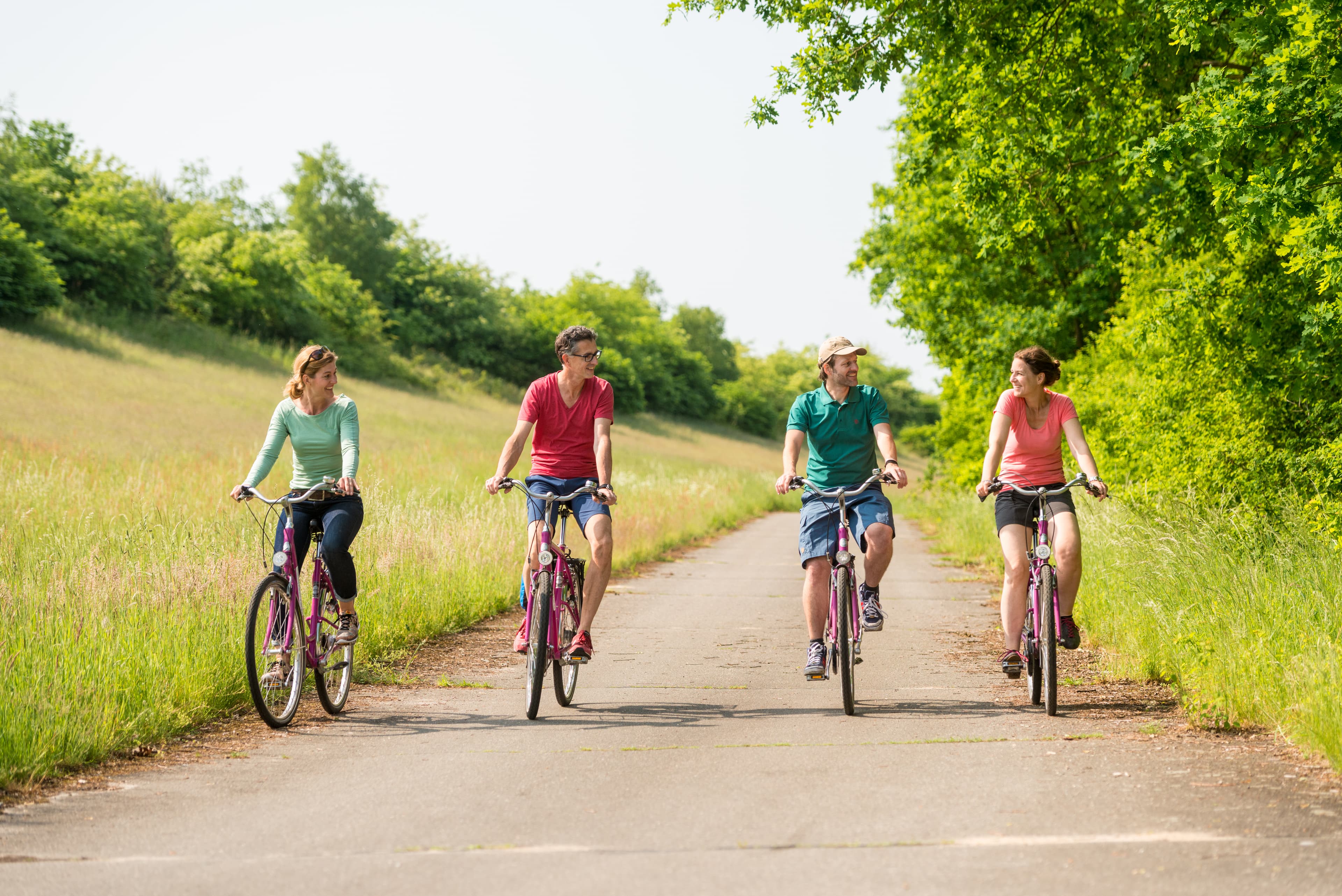 Fahrradfahren in der Lüneburger Heide Kurzurlaub Fahrradverleih