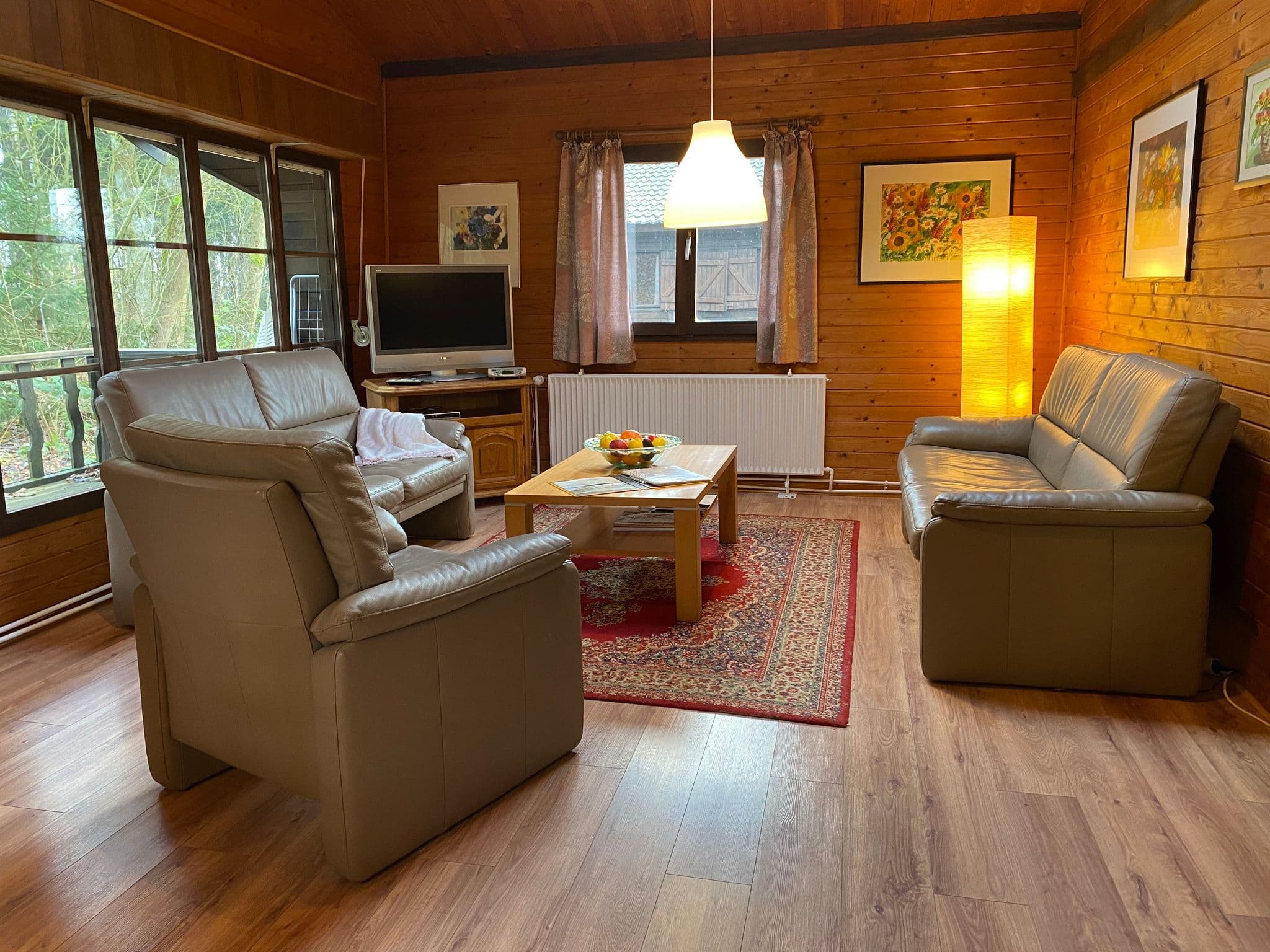 Heidegut Eschede Ferienhaus Finkenberg Wohnbereich