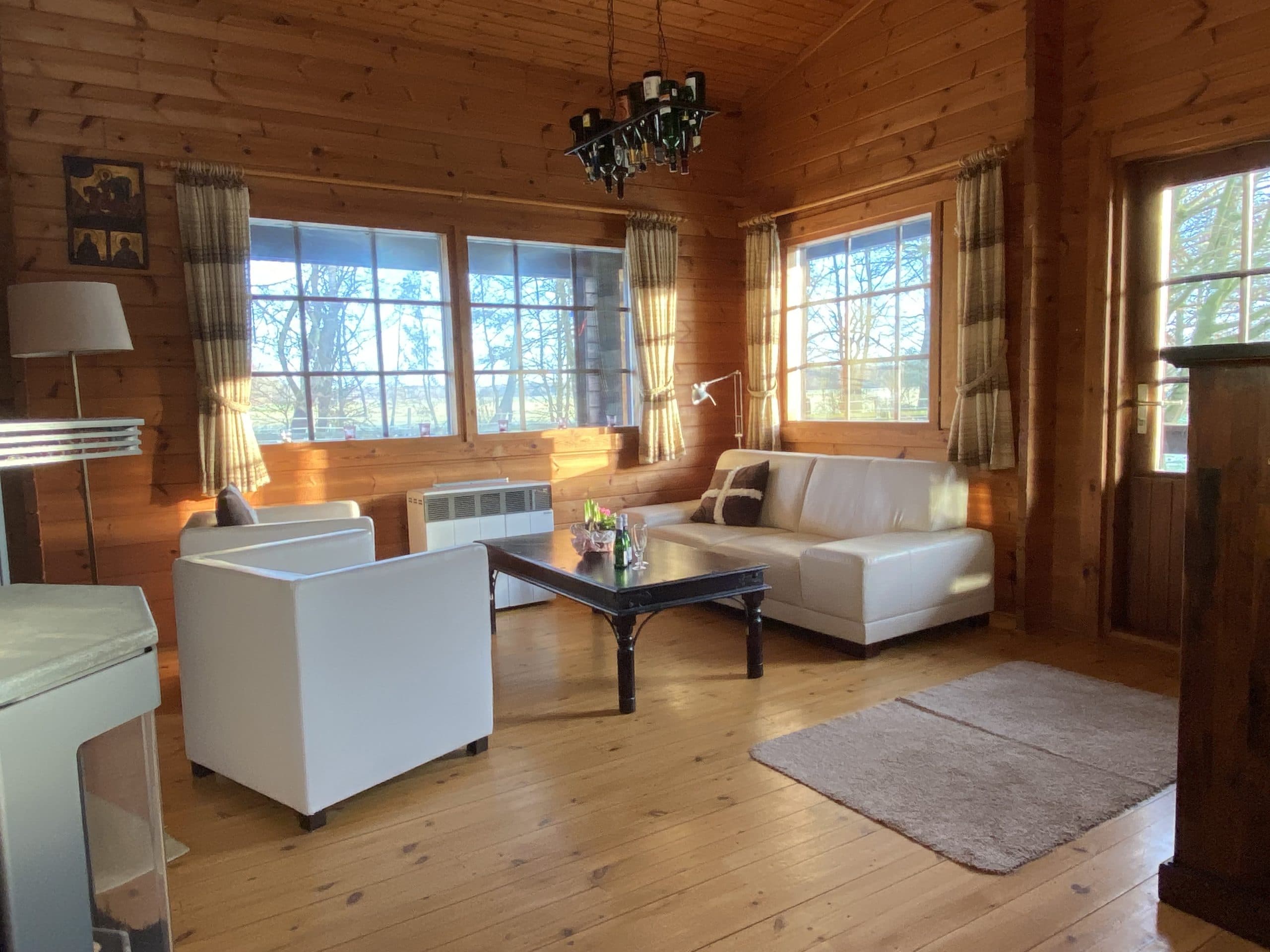 Heidegut Eschede Ferienhaus Reiherpfahl Sofaecke