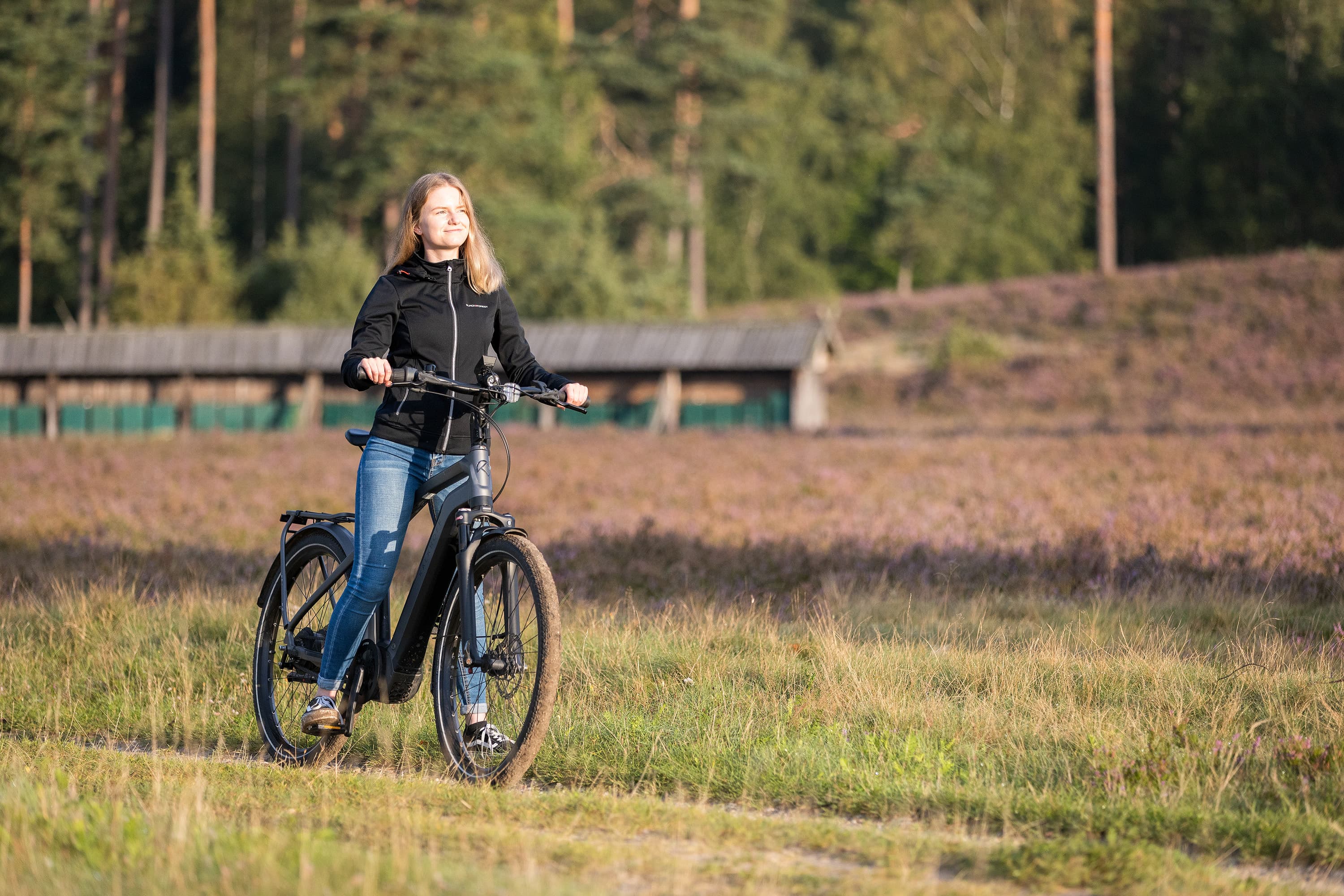 Radfahren in der Heide
