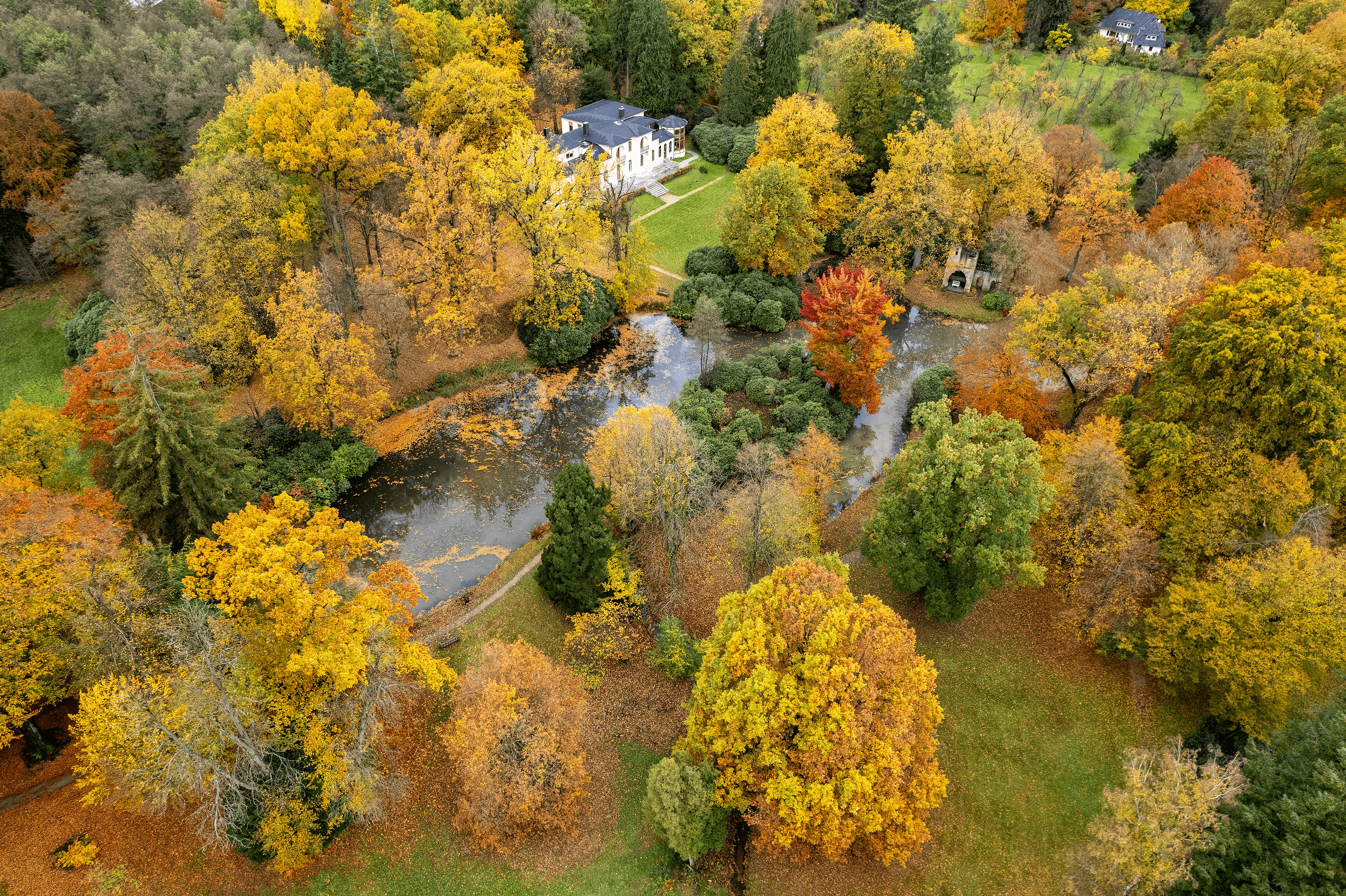 Der Breidings Garten Soltau im bunten Herbstgewand