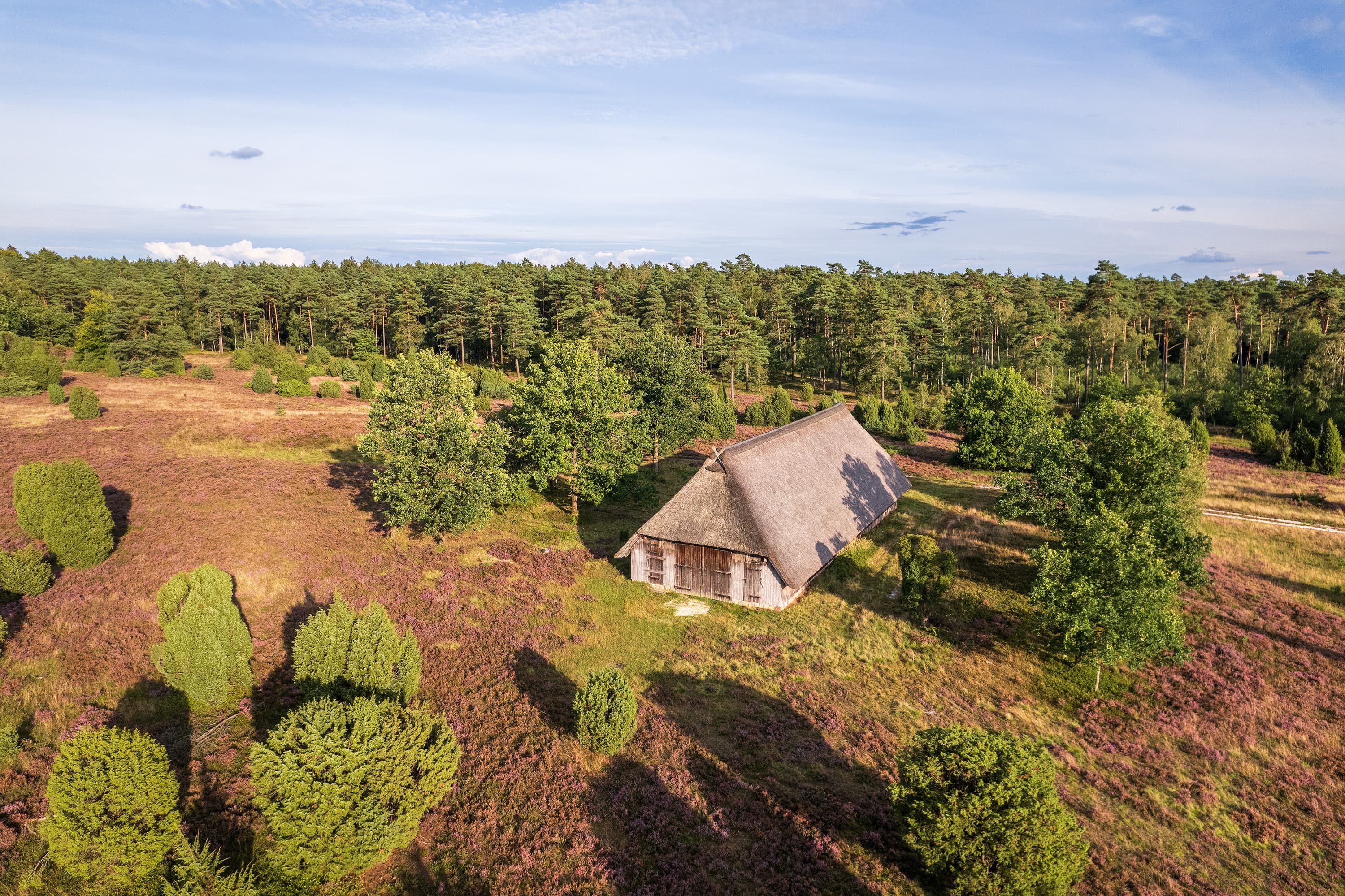 Blick auf den Schafstall im Steingrund