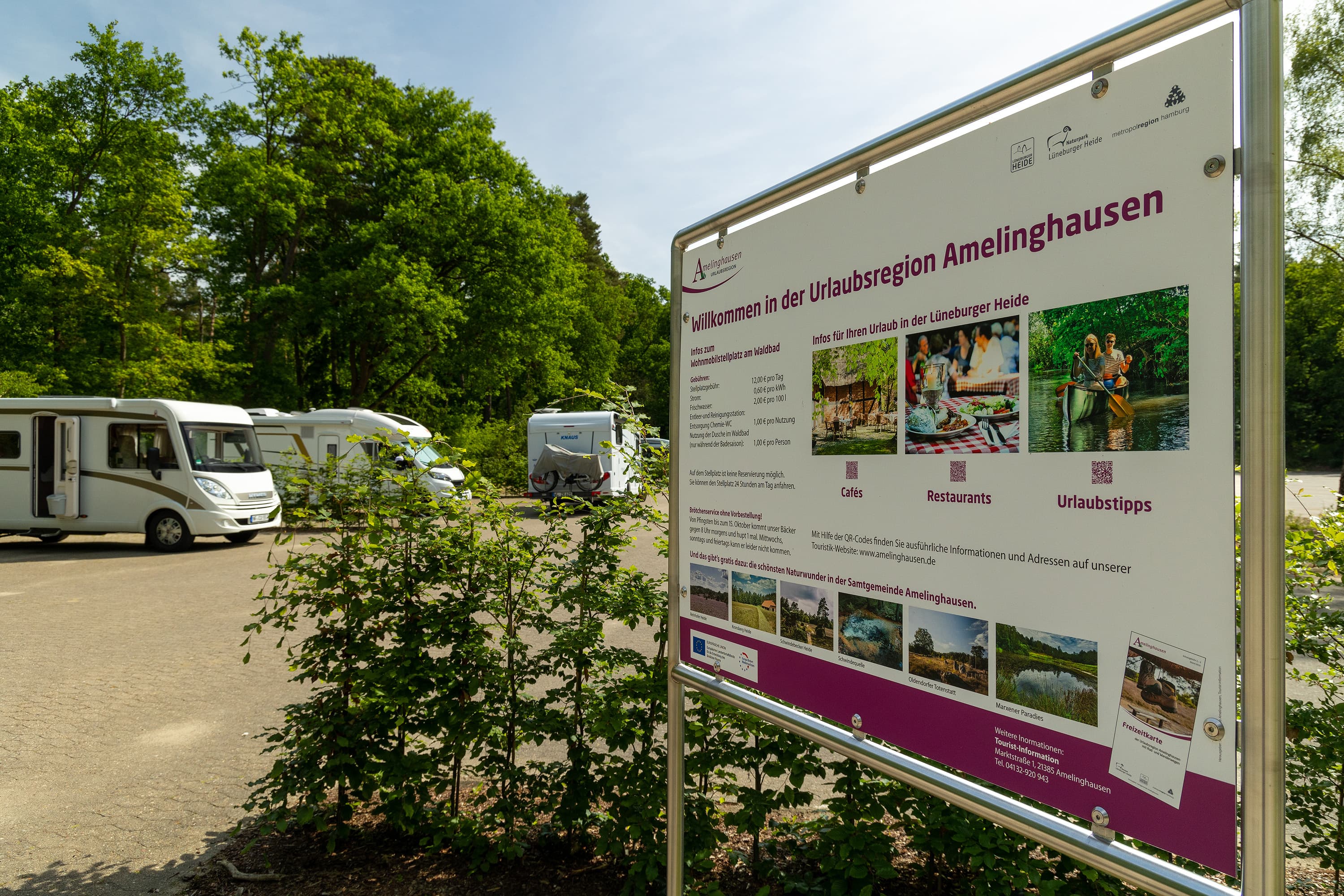 Amelinghausen Wohnmobilstellplatz Waldbad