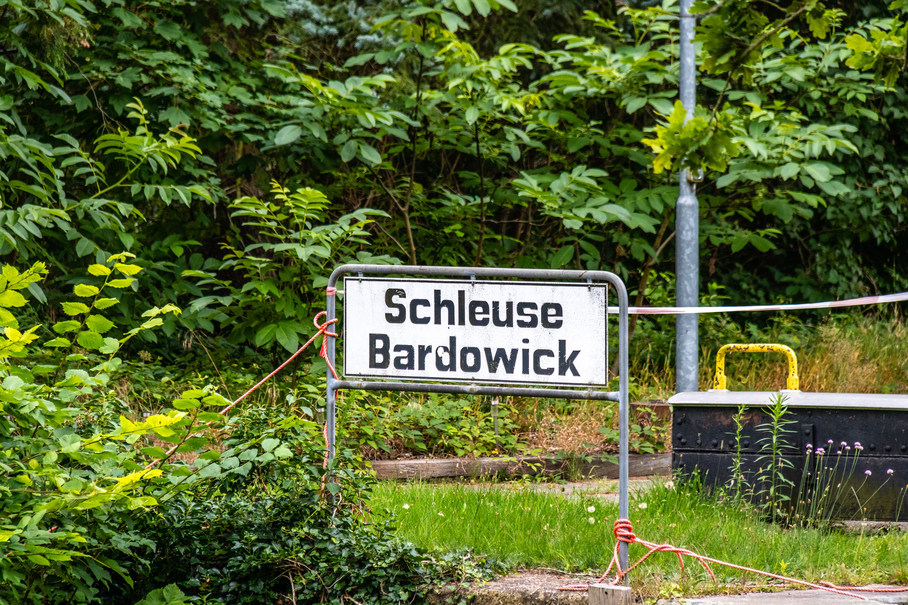 Die Schleuse an der Ilmenau in Bardowick