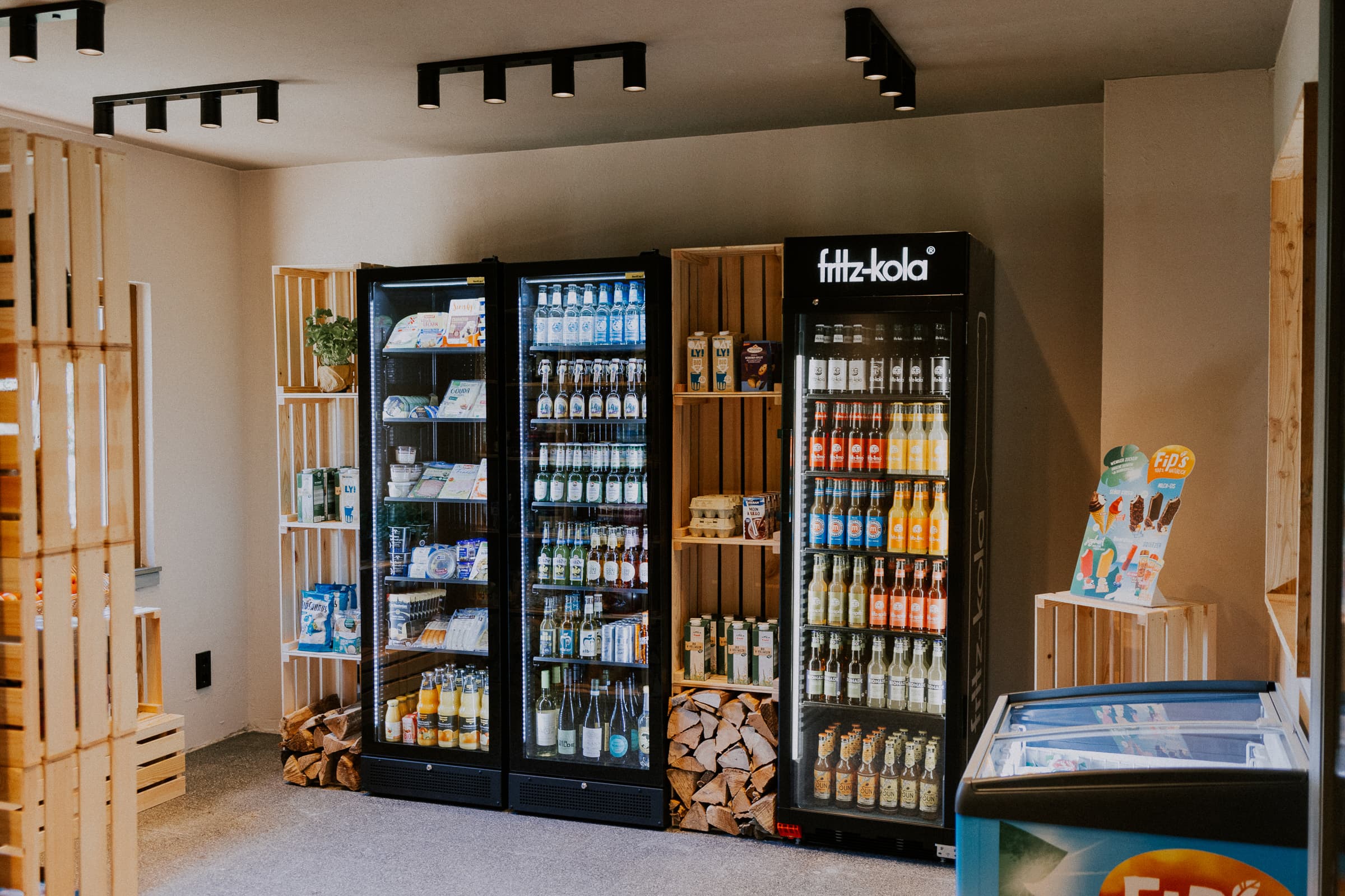 Laden auf dem Wildwood Campingplatz in der Lüneburger heide