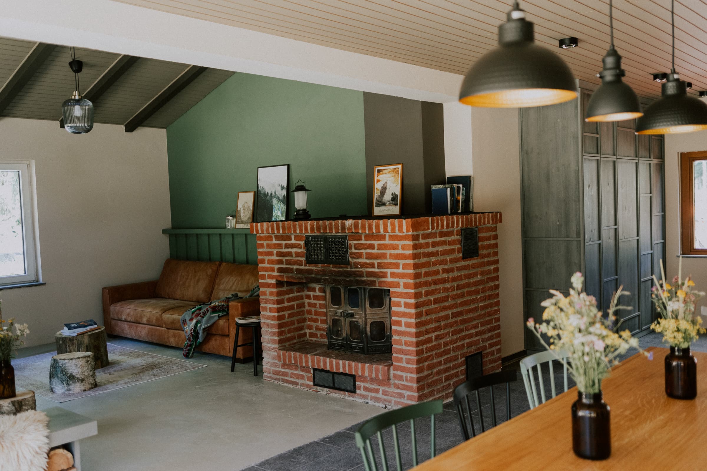 Wohnzimmer im naturnahen Wildwood Camping Lüneburger Heide