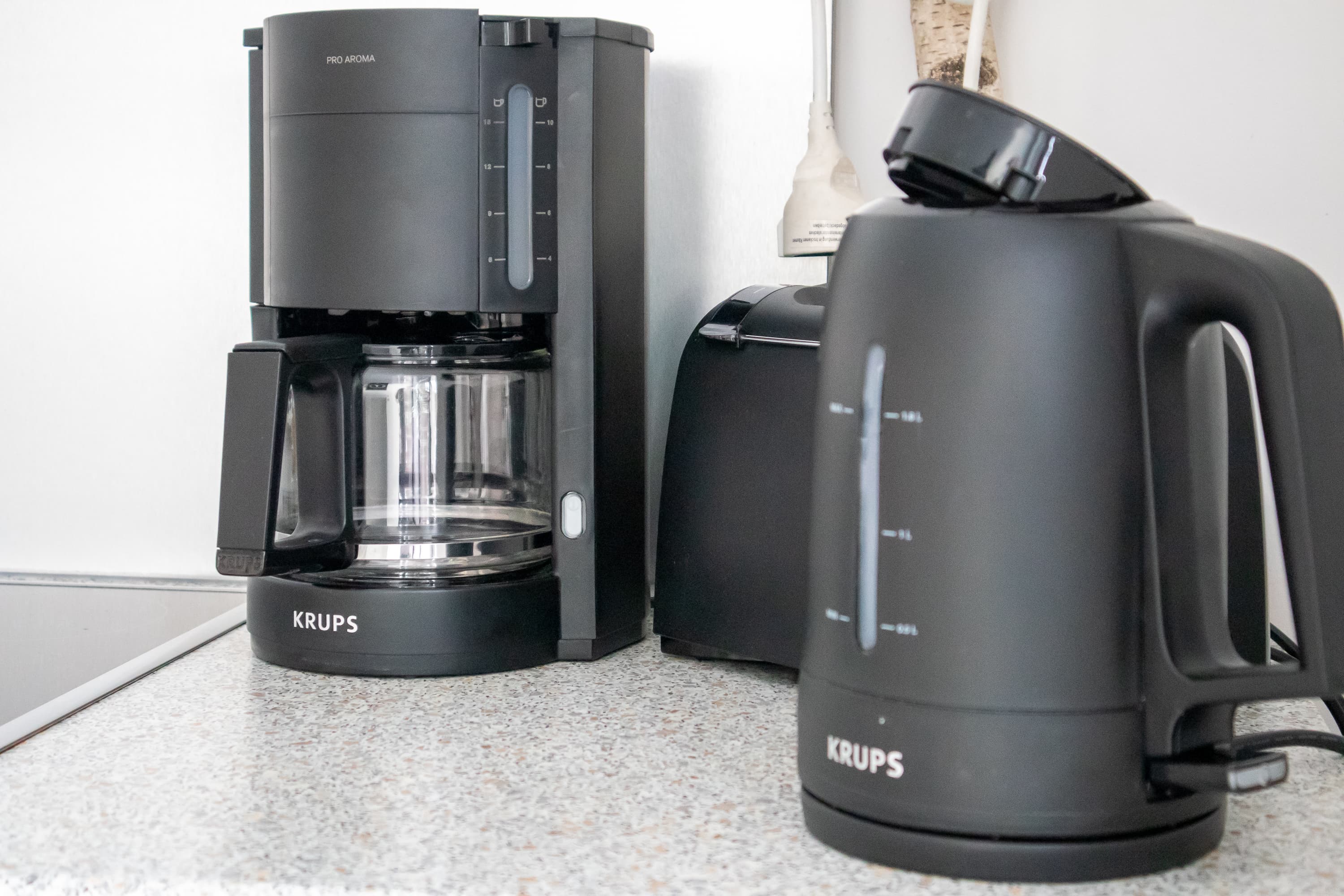 Kaffeemaschine im Dat Huuske Ferienhaus Lüneburger Heide