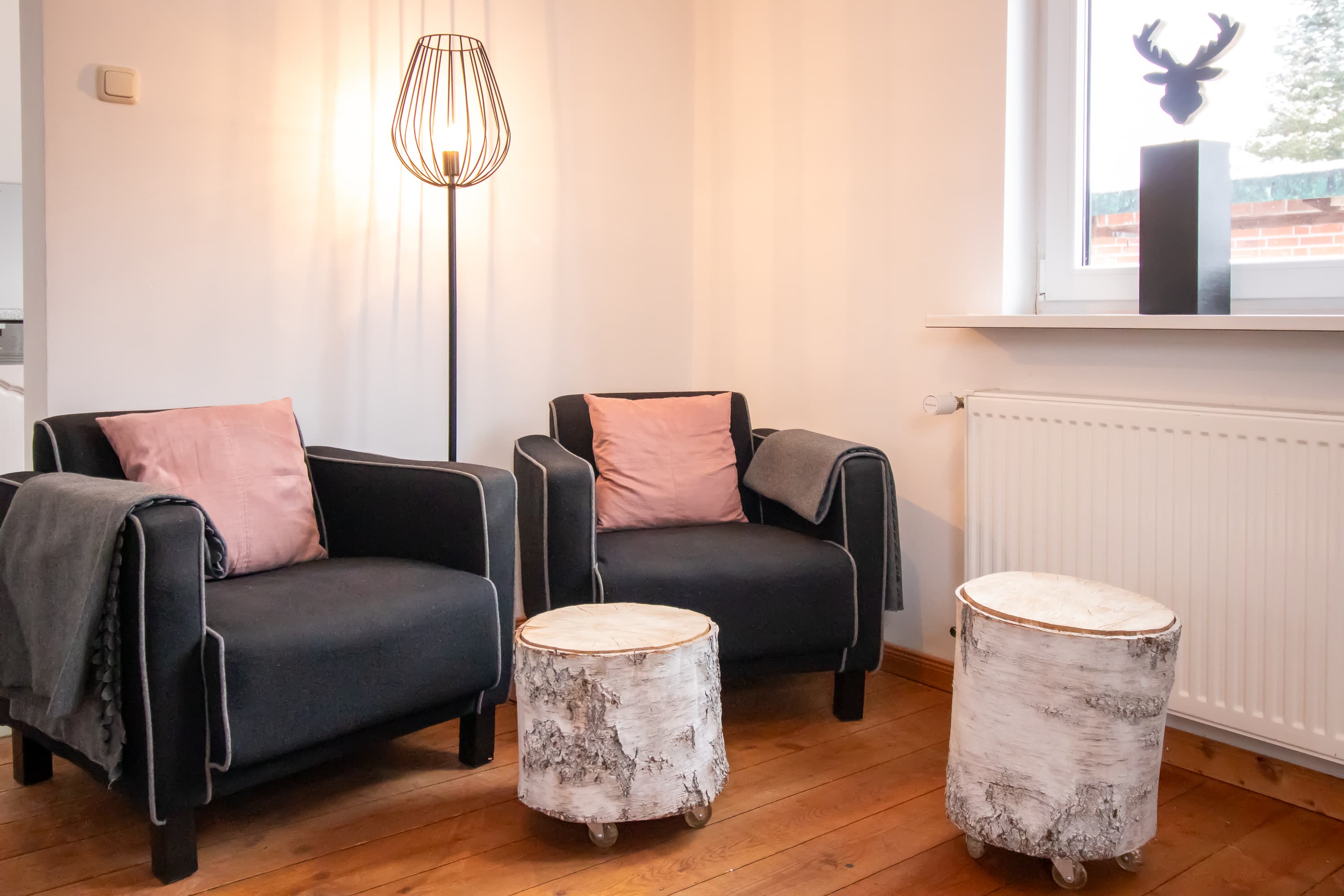 Sessel im Ferienhaus Dat Huuske Lüneburger Heide