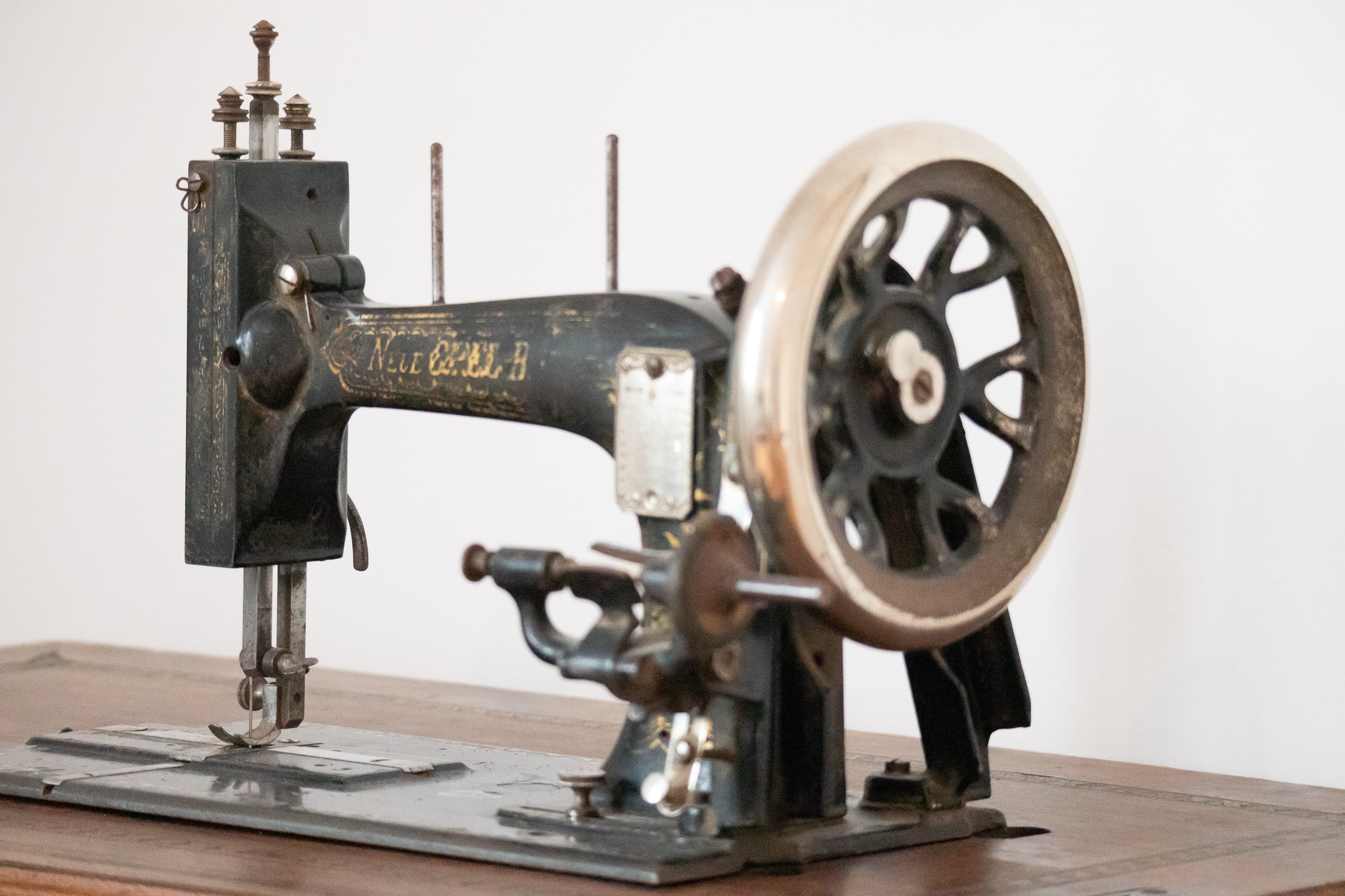 antike nähmaschine im ferienhaus für 4 personen in salzhausen