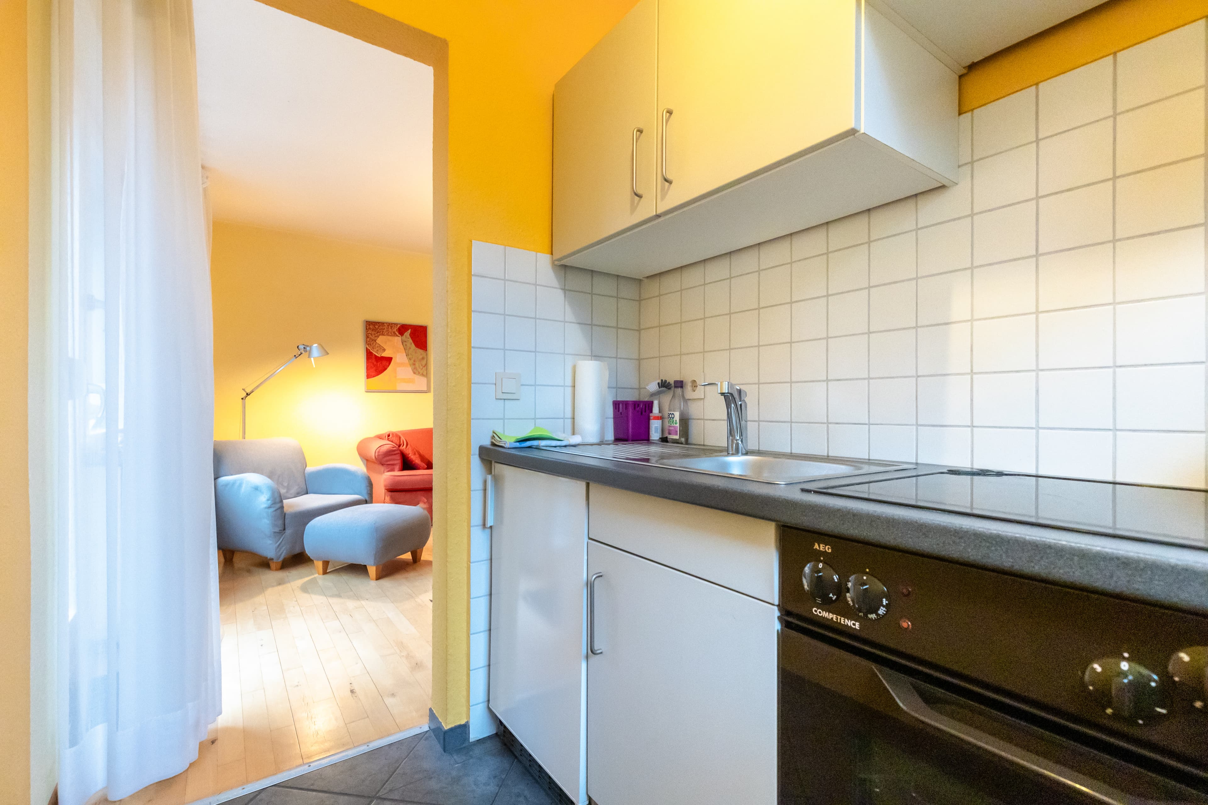 Küchenzeile Ferienwohnung Weihe