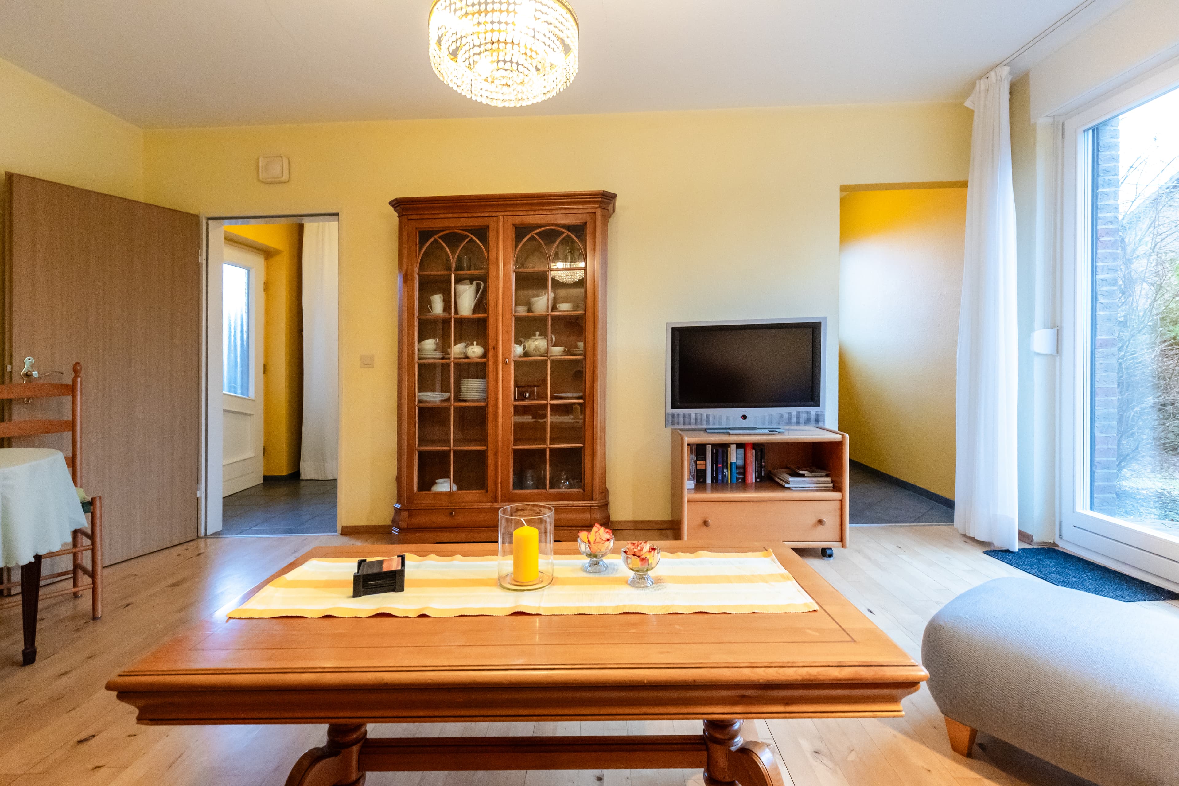 Wohnzimmer Ferienwohnung Weihe