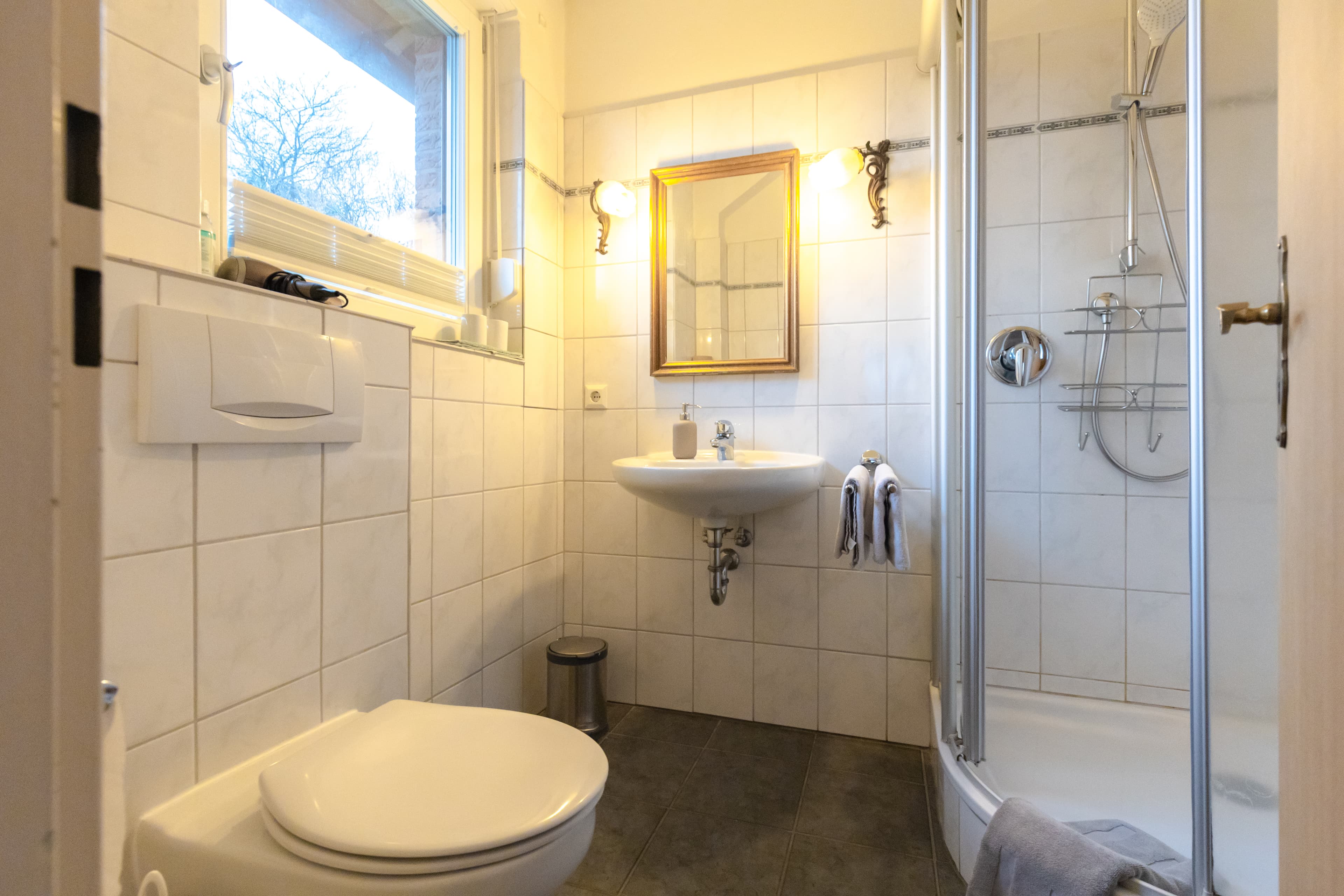 Badezimmer Ferienwohnung Weihe