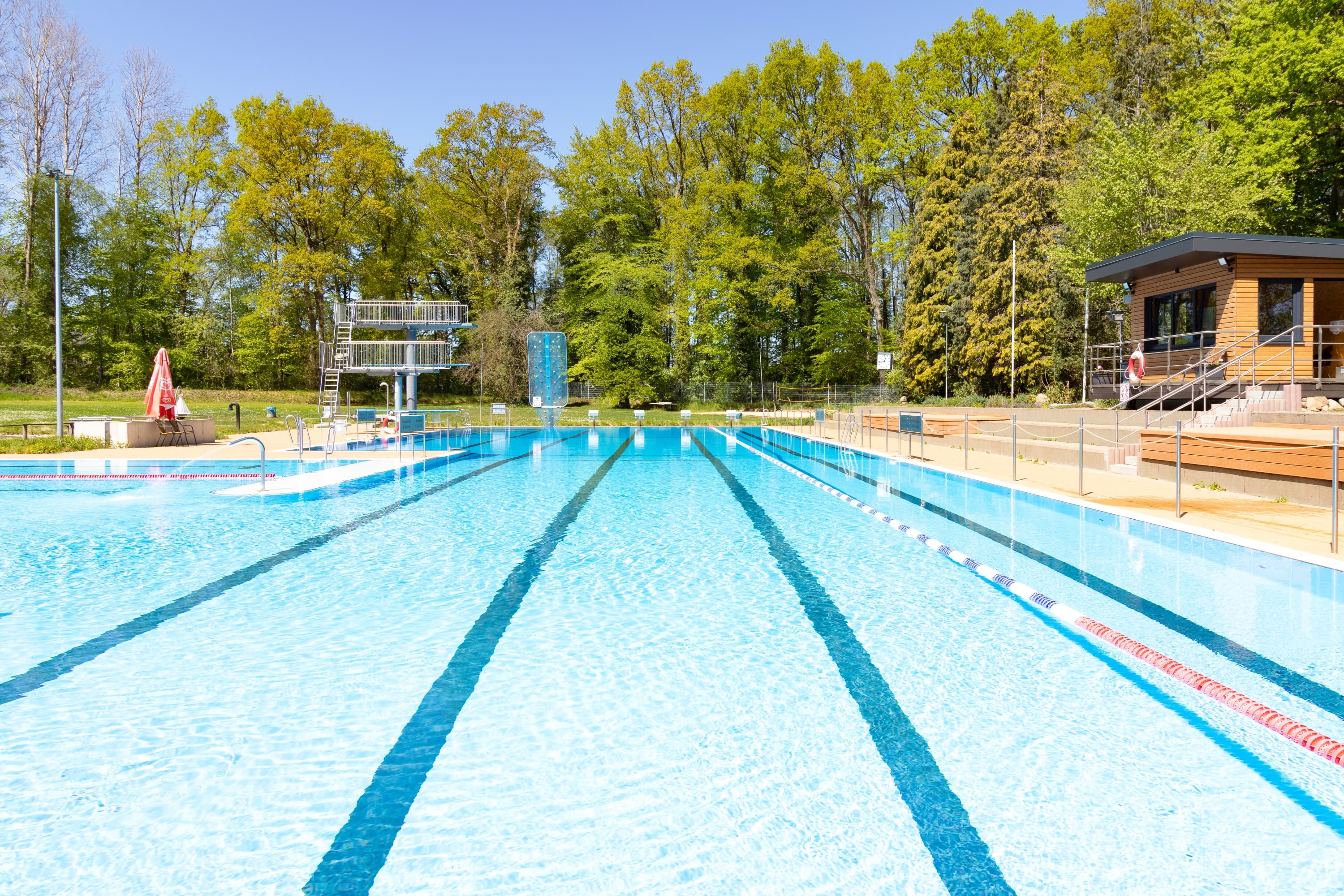 Schwimmerbecken im Waldbad Salzhausen