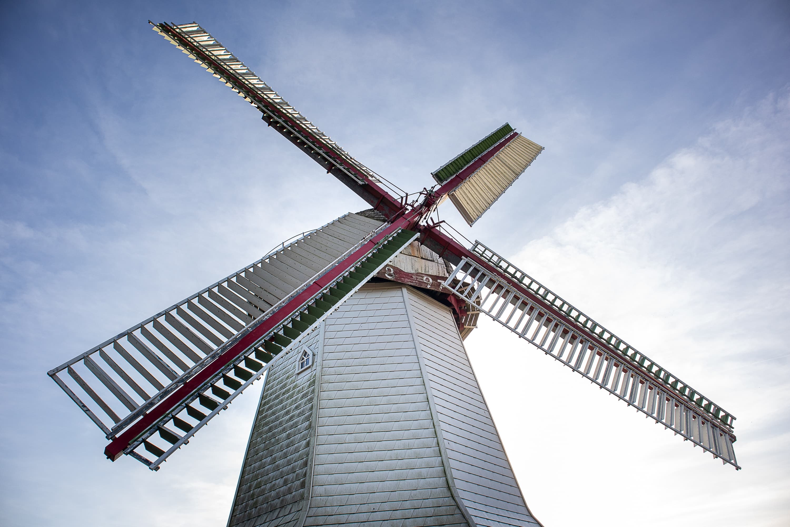 Flügelrad der Windmühle in Eyendorf bei Salzhausen