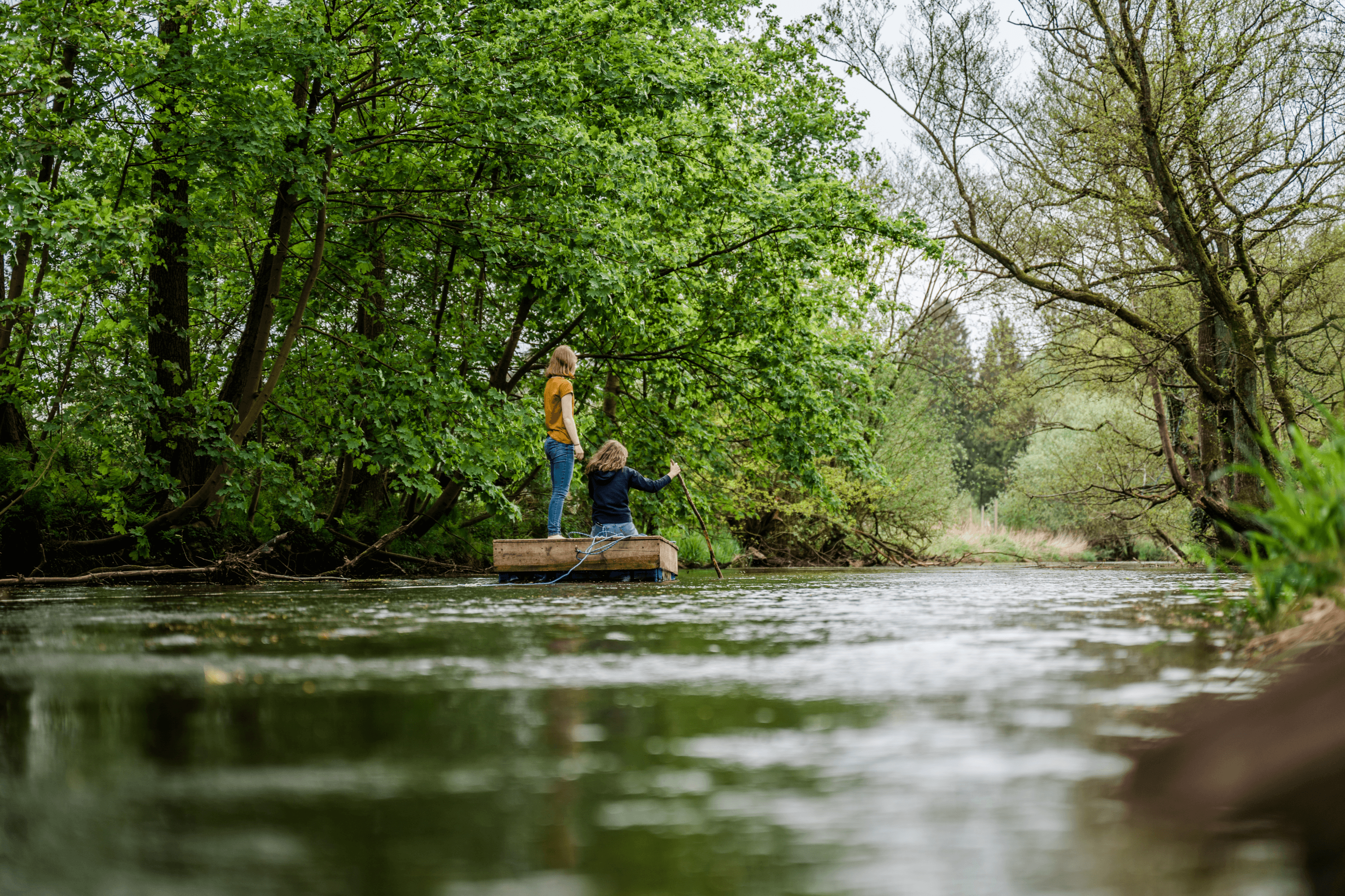 Die Örtze am Winkelhof in Müden