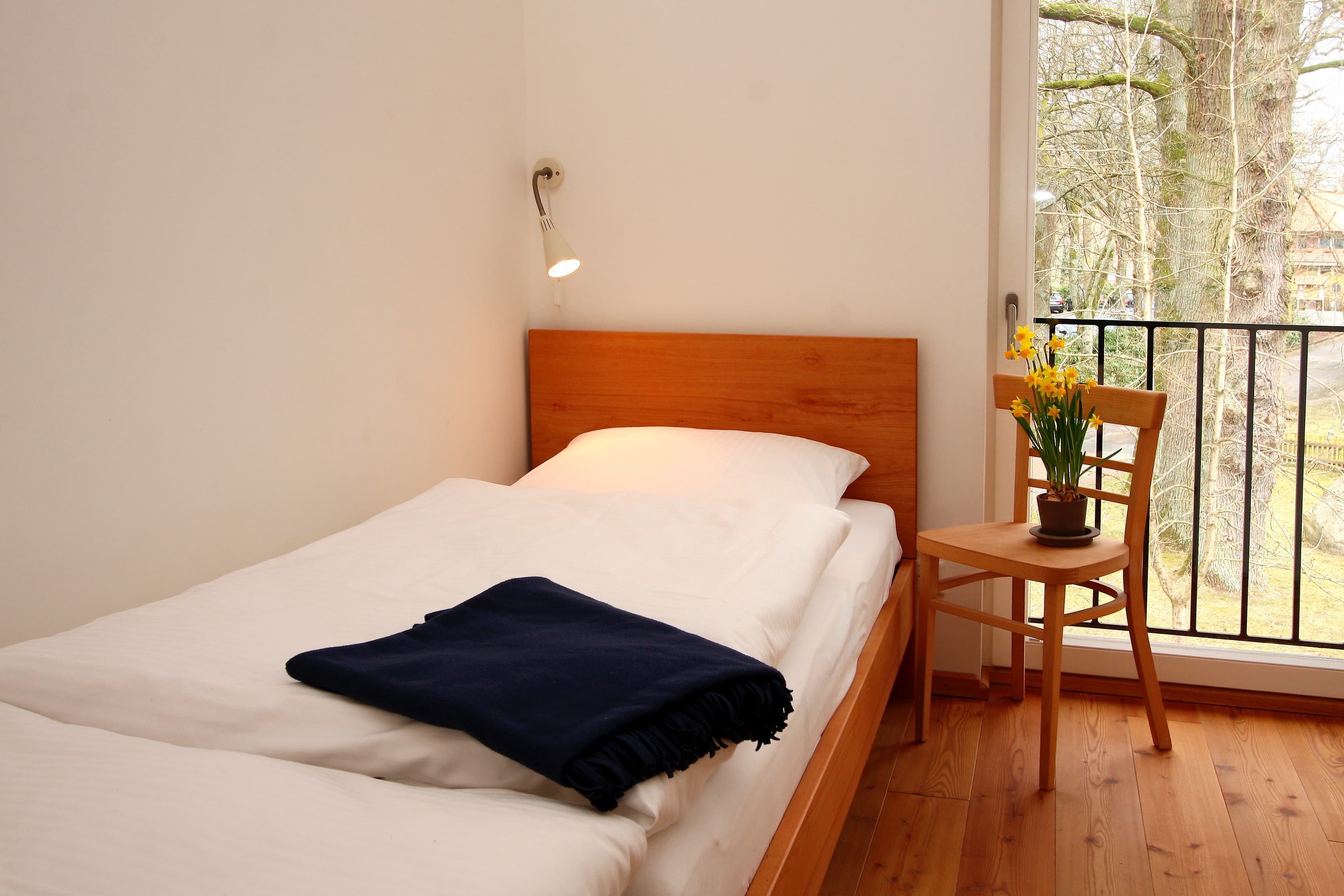 Schlafzimmer Ferienwohnung 1 auf dem Winkelhof Müden Örtze