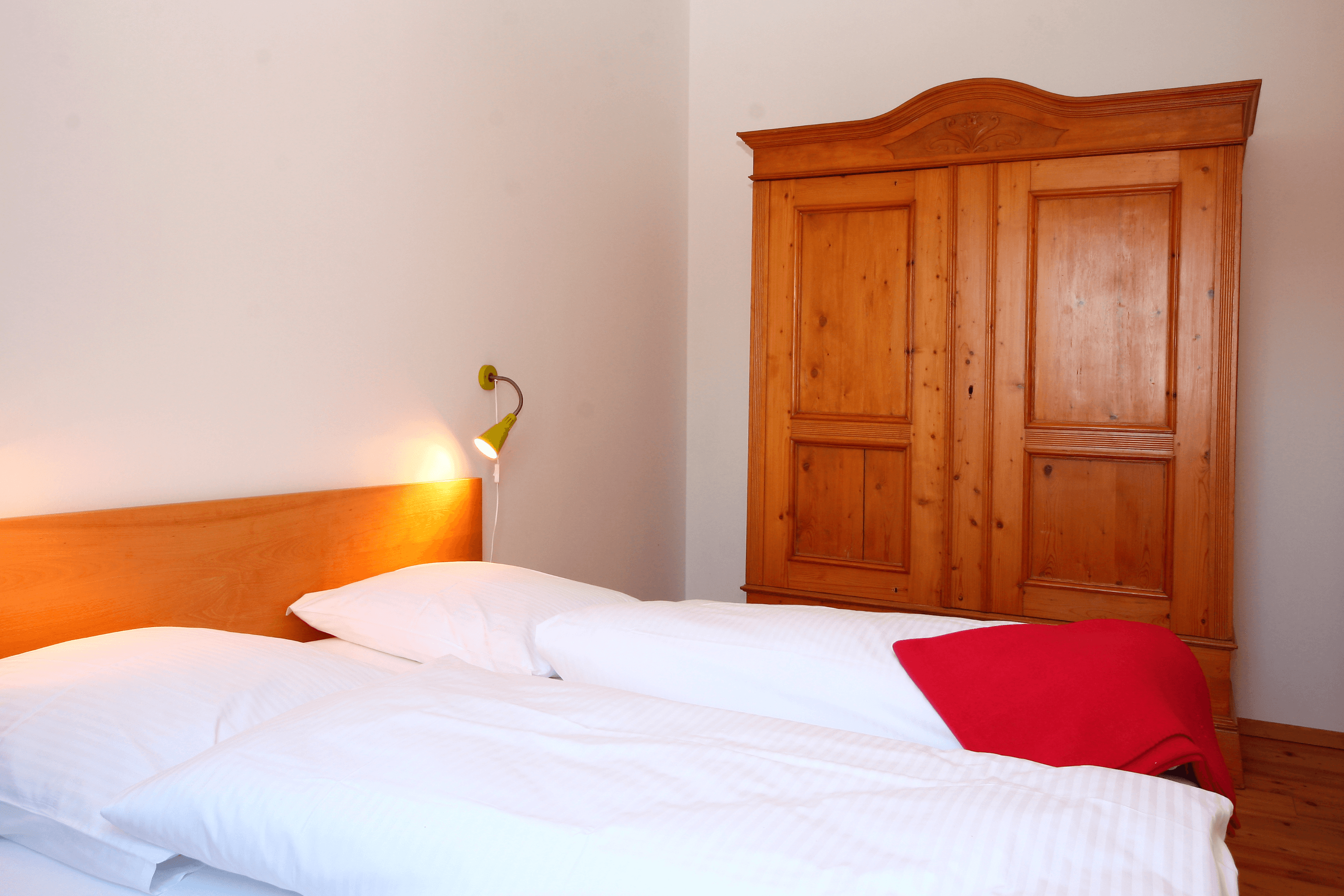 Schlafzimmer Ferienwohnung 3 auf dem Winkelhof Müden Örtze