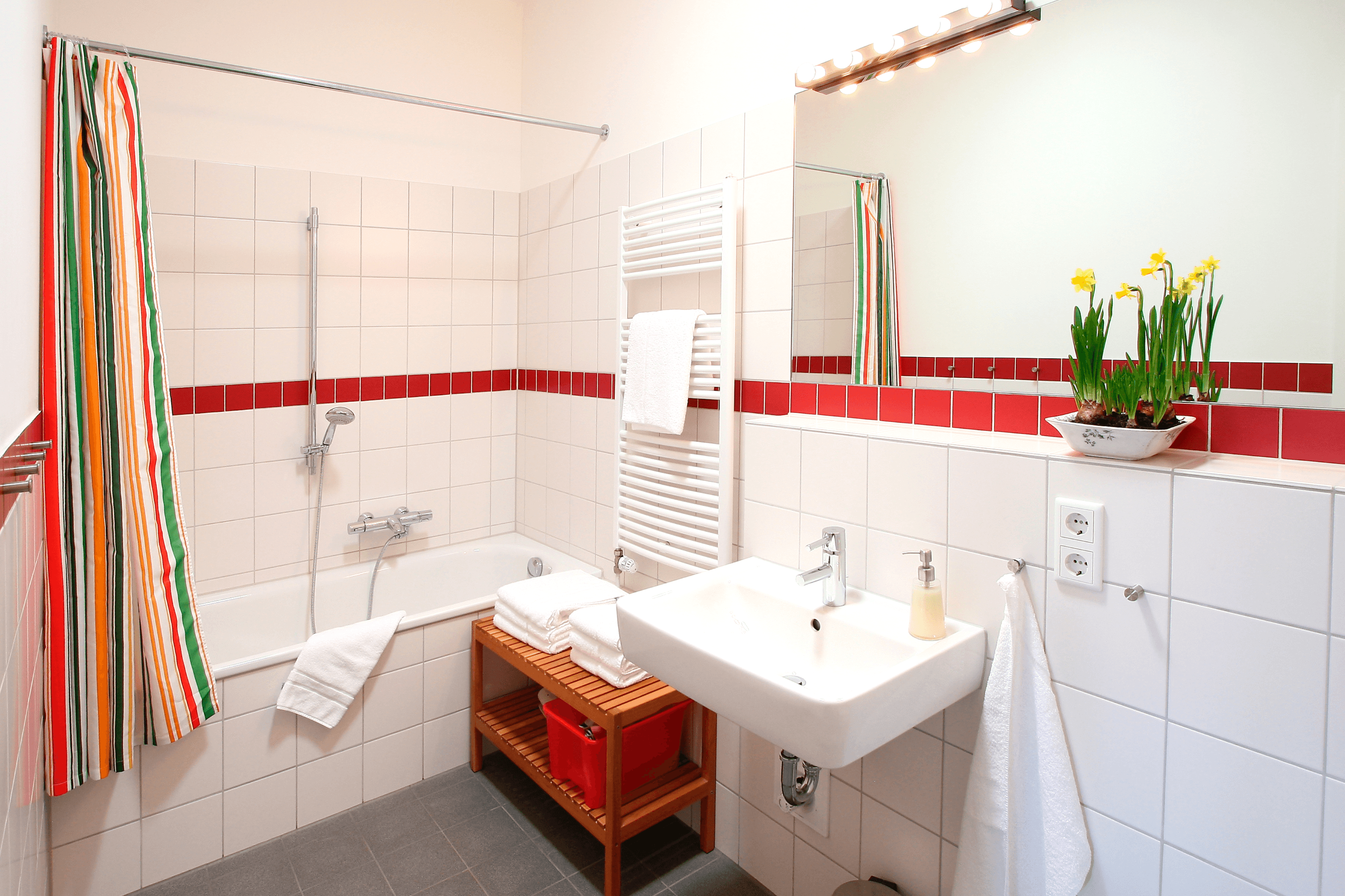 Badezimmer Ferienwohnung 3 auf dem Winkelhof Müden Örtze