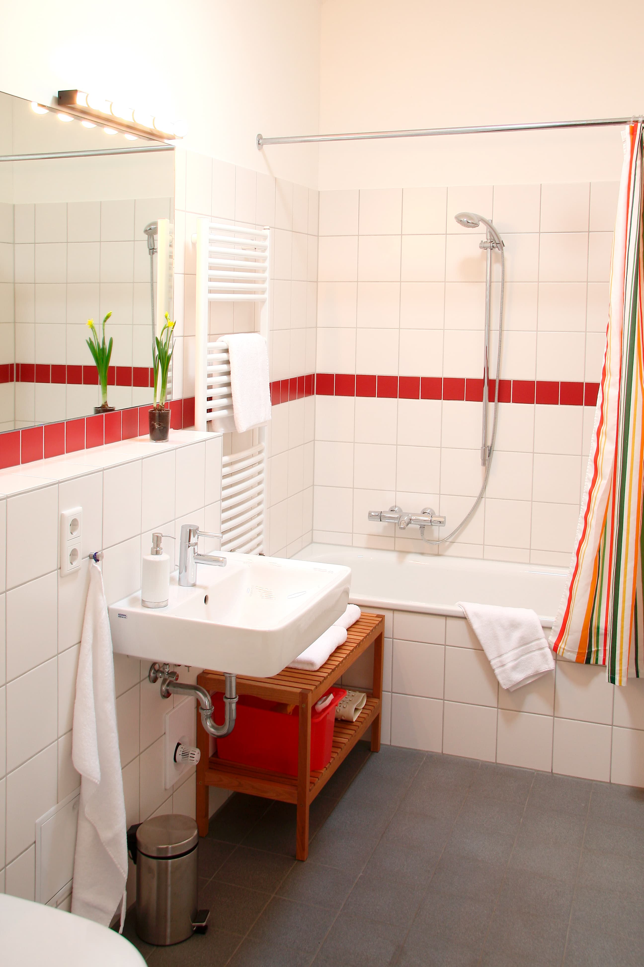 Badezimmer Ferienwohnung 4 auf dem Winkelhof Müden Örtze