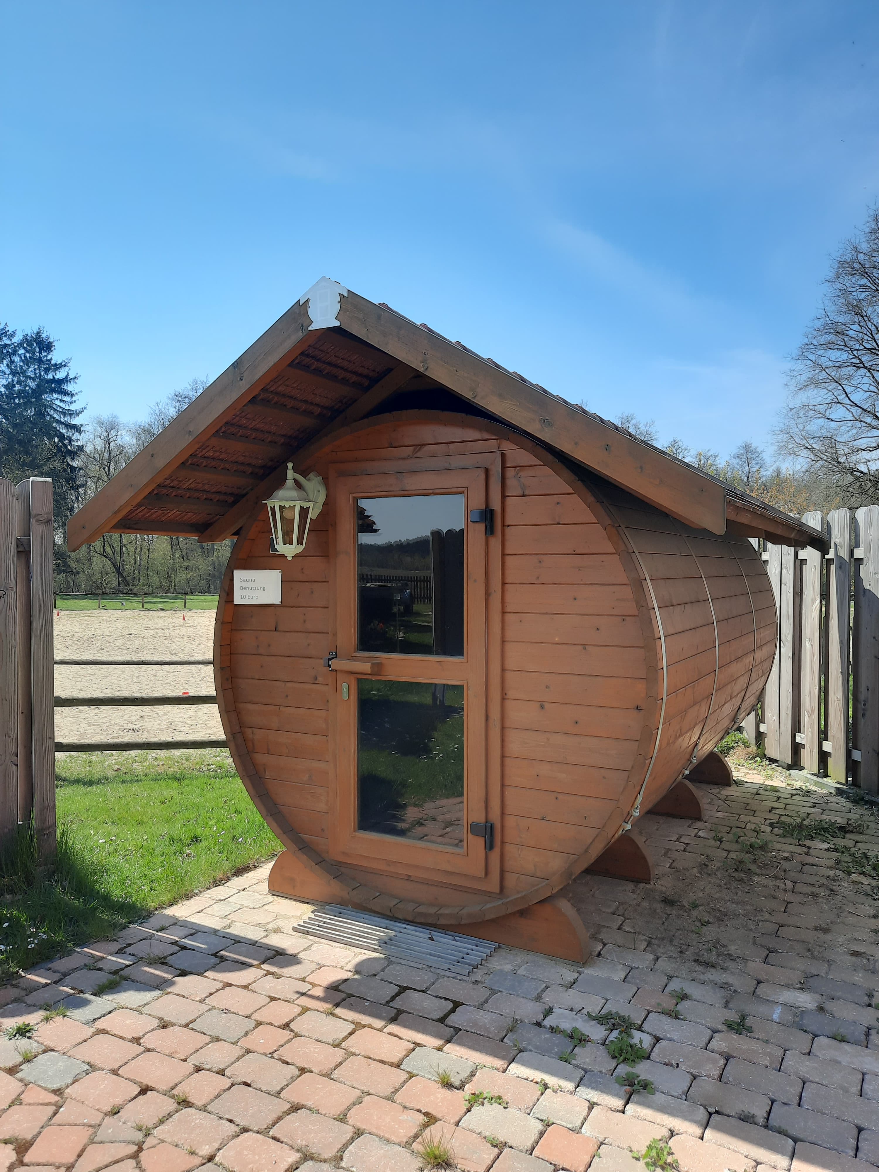 Fass Sauna Ferienhof Meyer Unterlüß