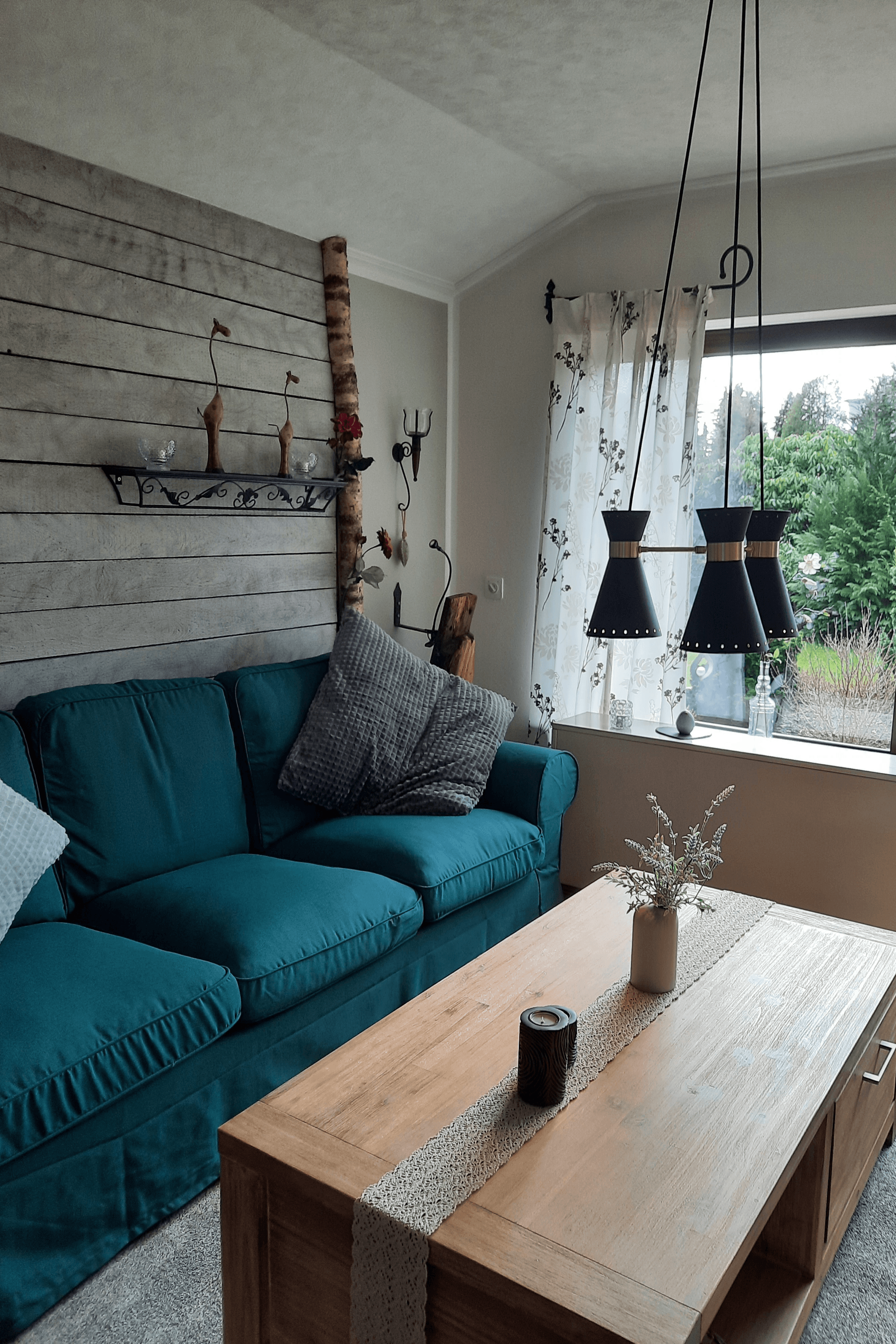 Wohnzimmer in dem Ferienhaus Heimelig Müden Örtze