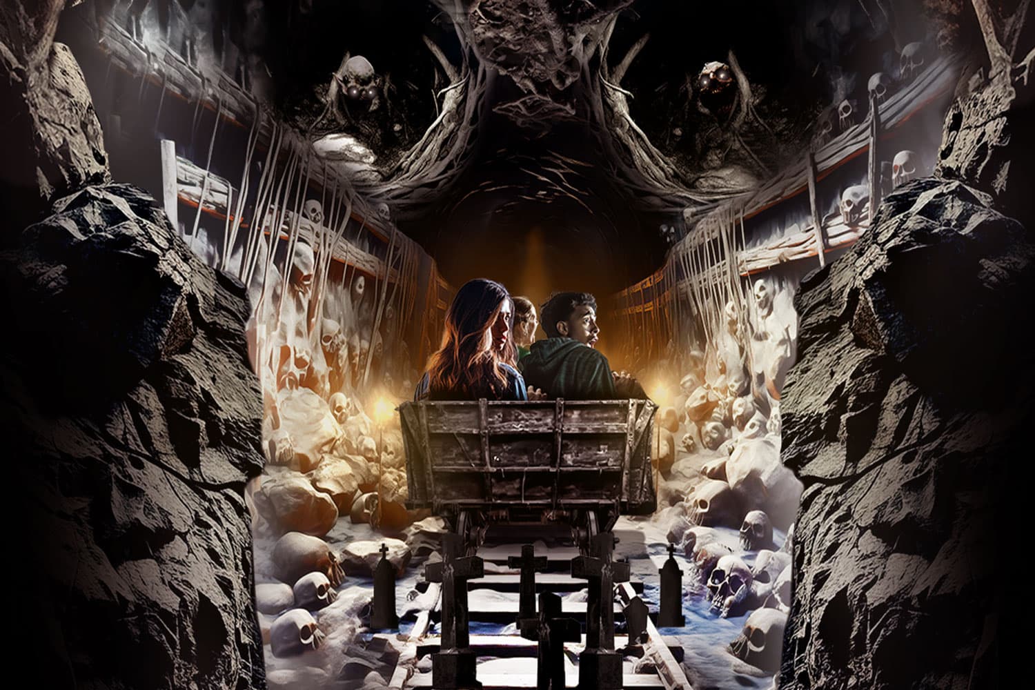 Der Heide Park hat eine neue Attraktion, die Dämonen Gruft