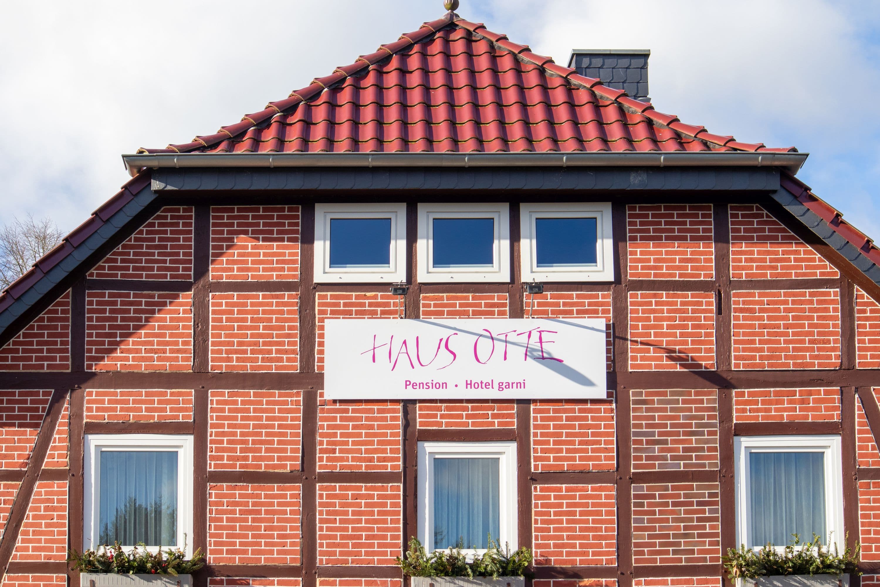 Haus Otte - Fachwerkhaus in der Außenansicht