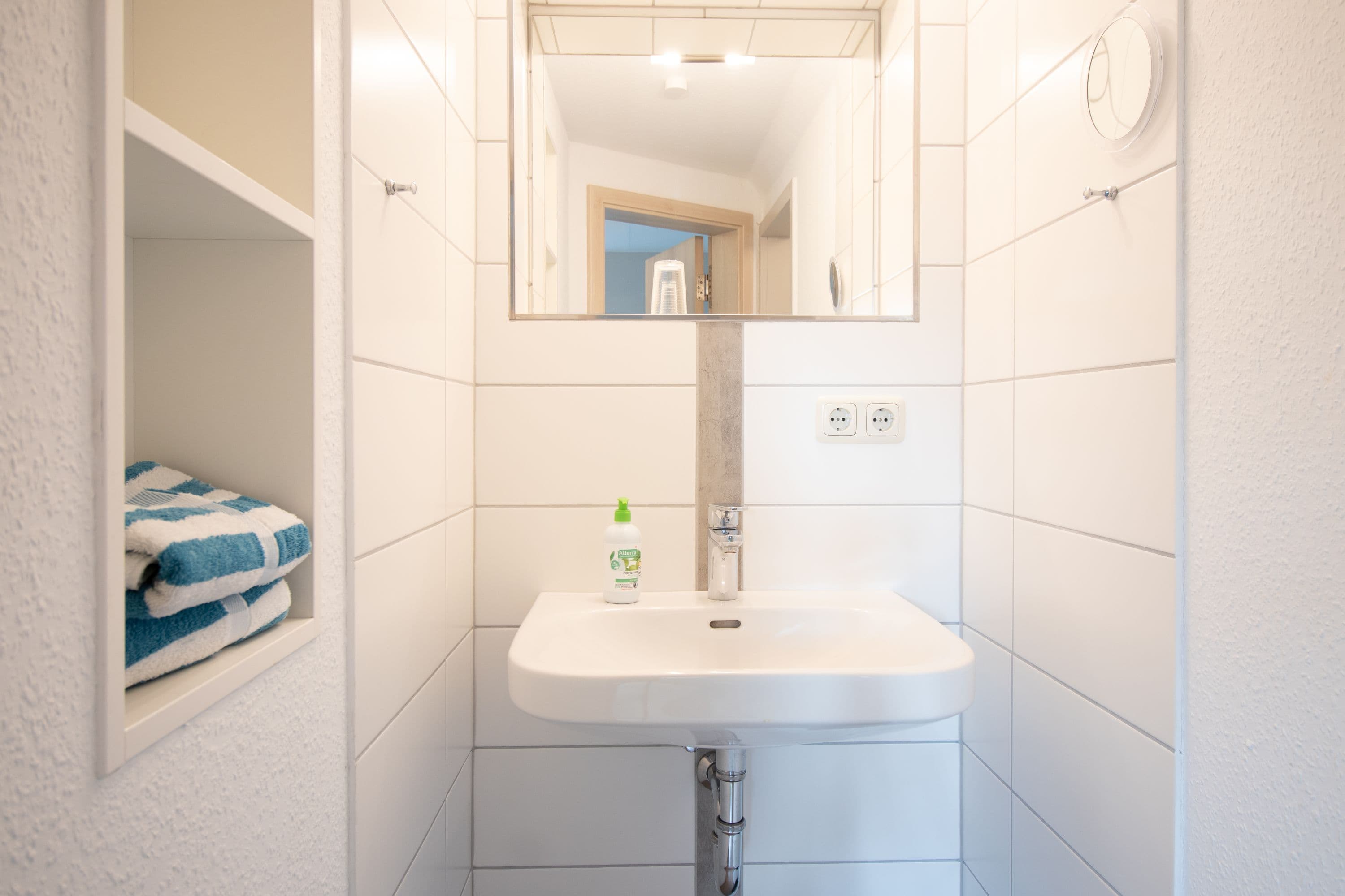 Waschbecken im Badezimmer