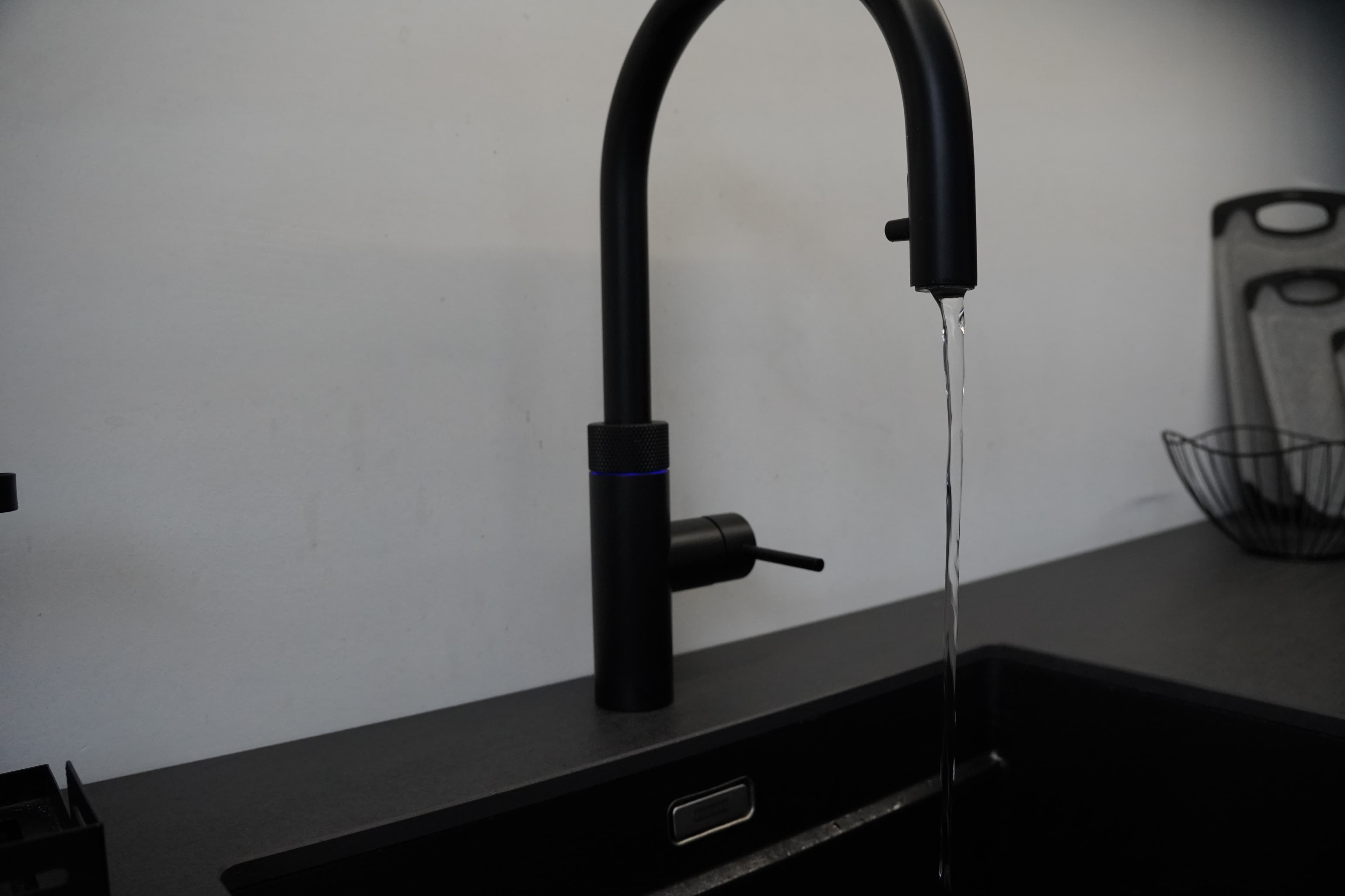 Küche mit Quooker Luxus Ferienhaus Westergellersen