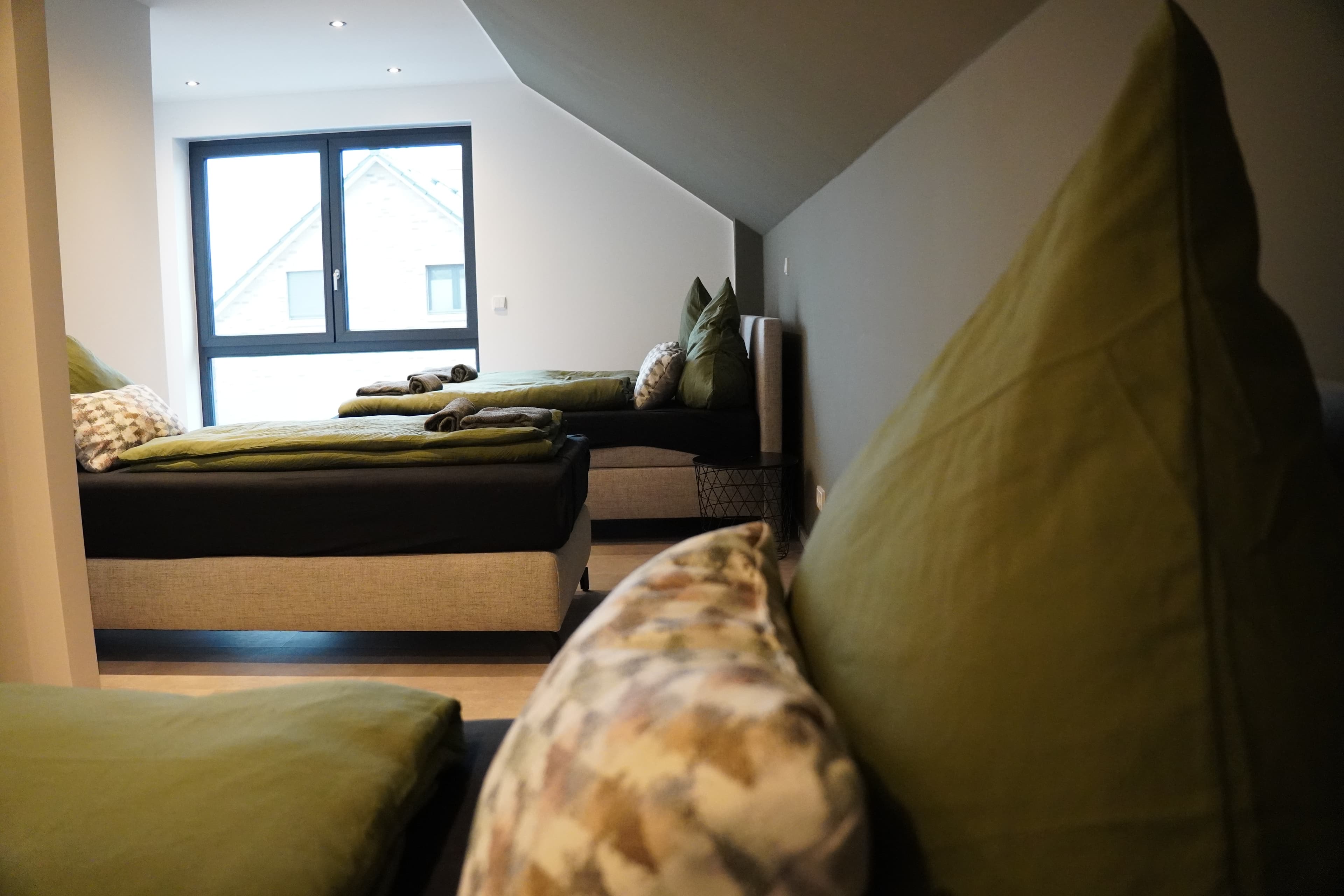 Schlafzimmer Nr.1 Luxus Ferienhaus Westergellersen