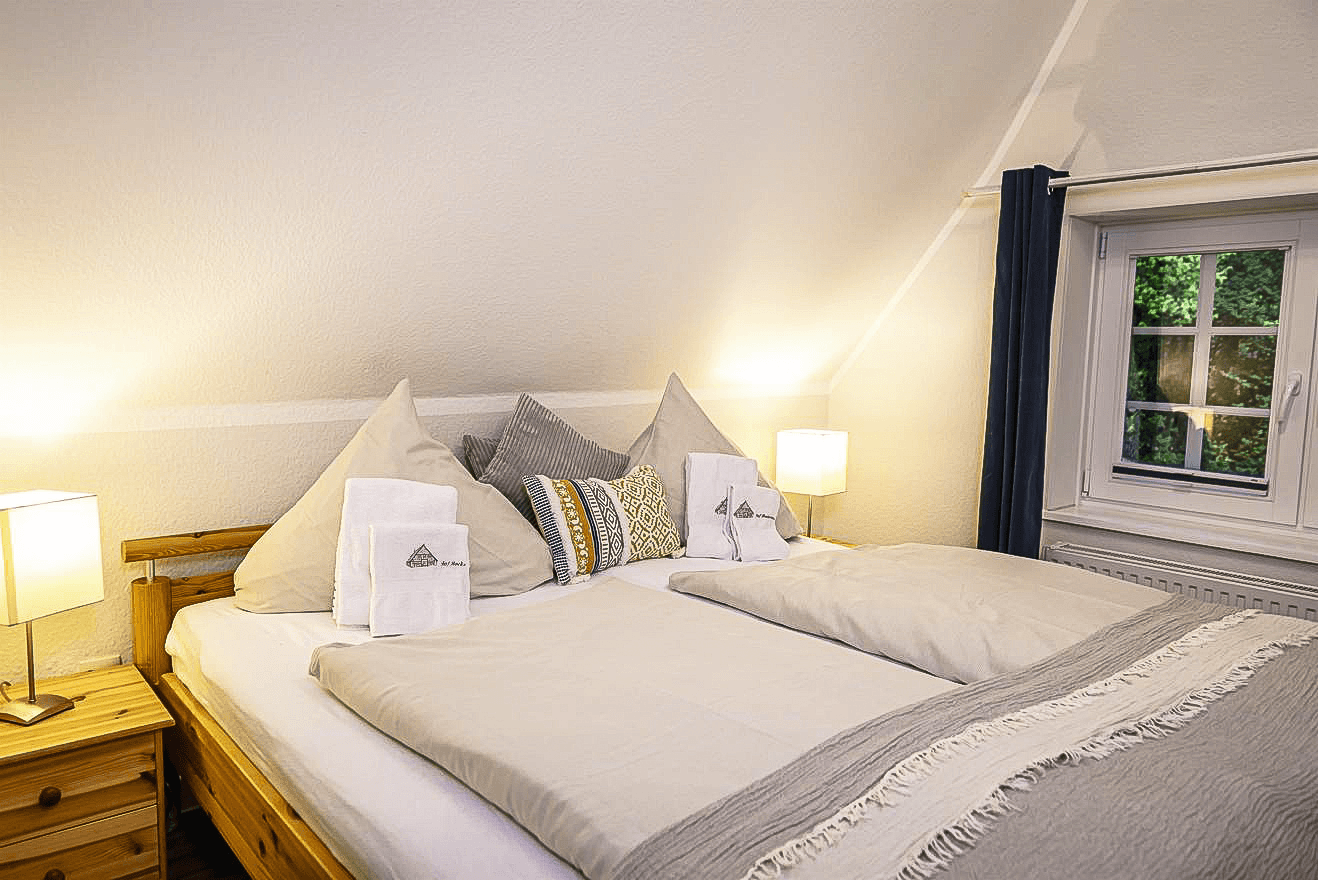 Schlafzimmer Fewo Hof Bockelmann Bispingen Lüneburger Heide