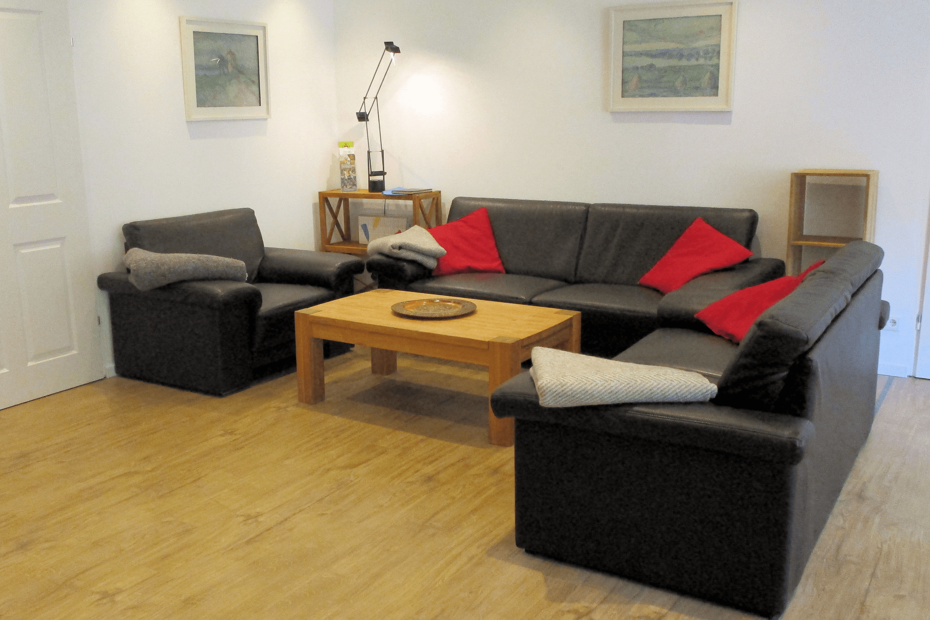 Wohnzimmer in der Ferienwohnung 3 auf dem Schröderhof Unterlüß