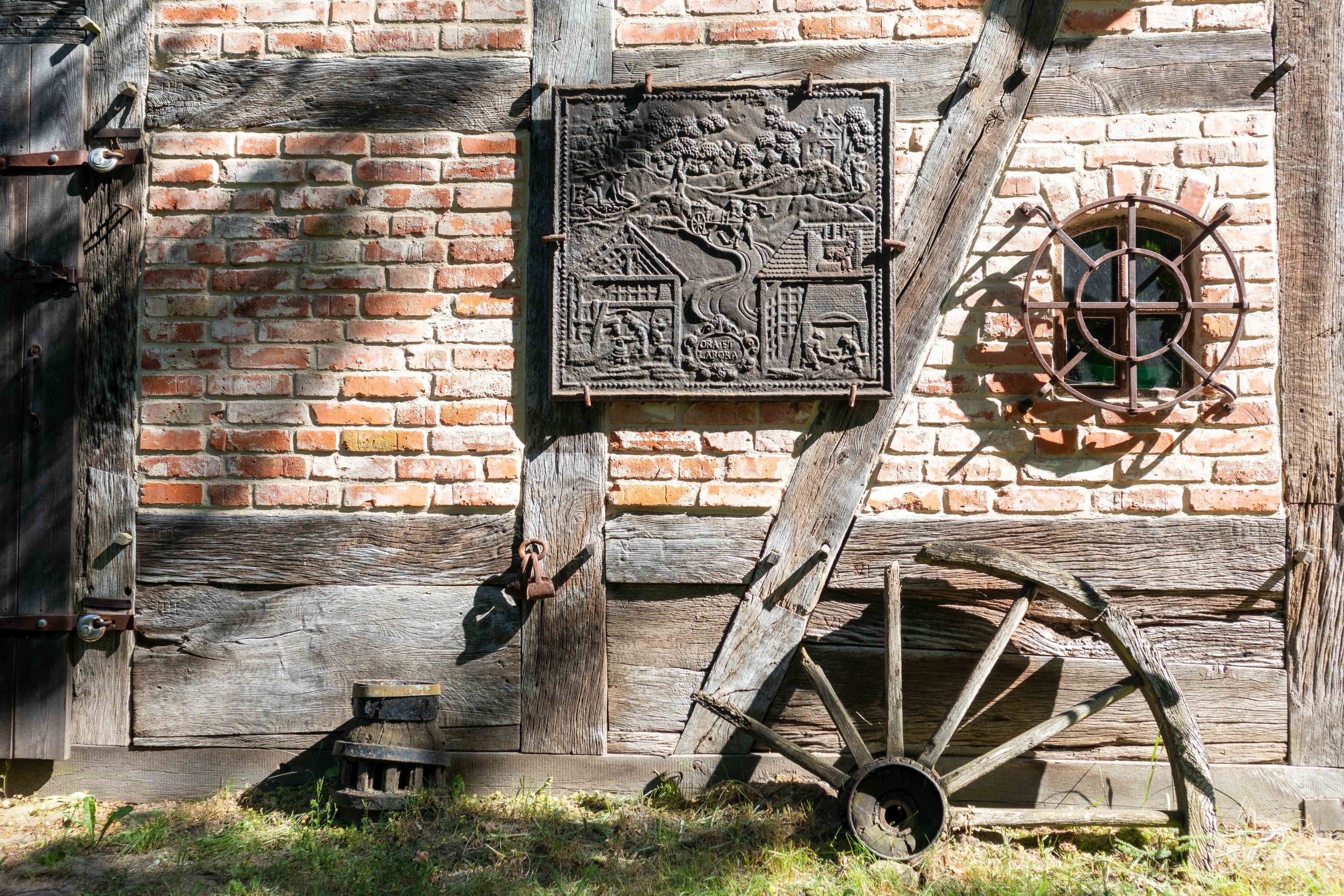 Seitenansicht Schmiede im Museumsdorf Seppensen