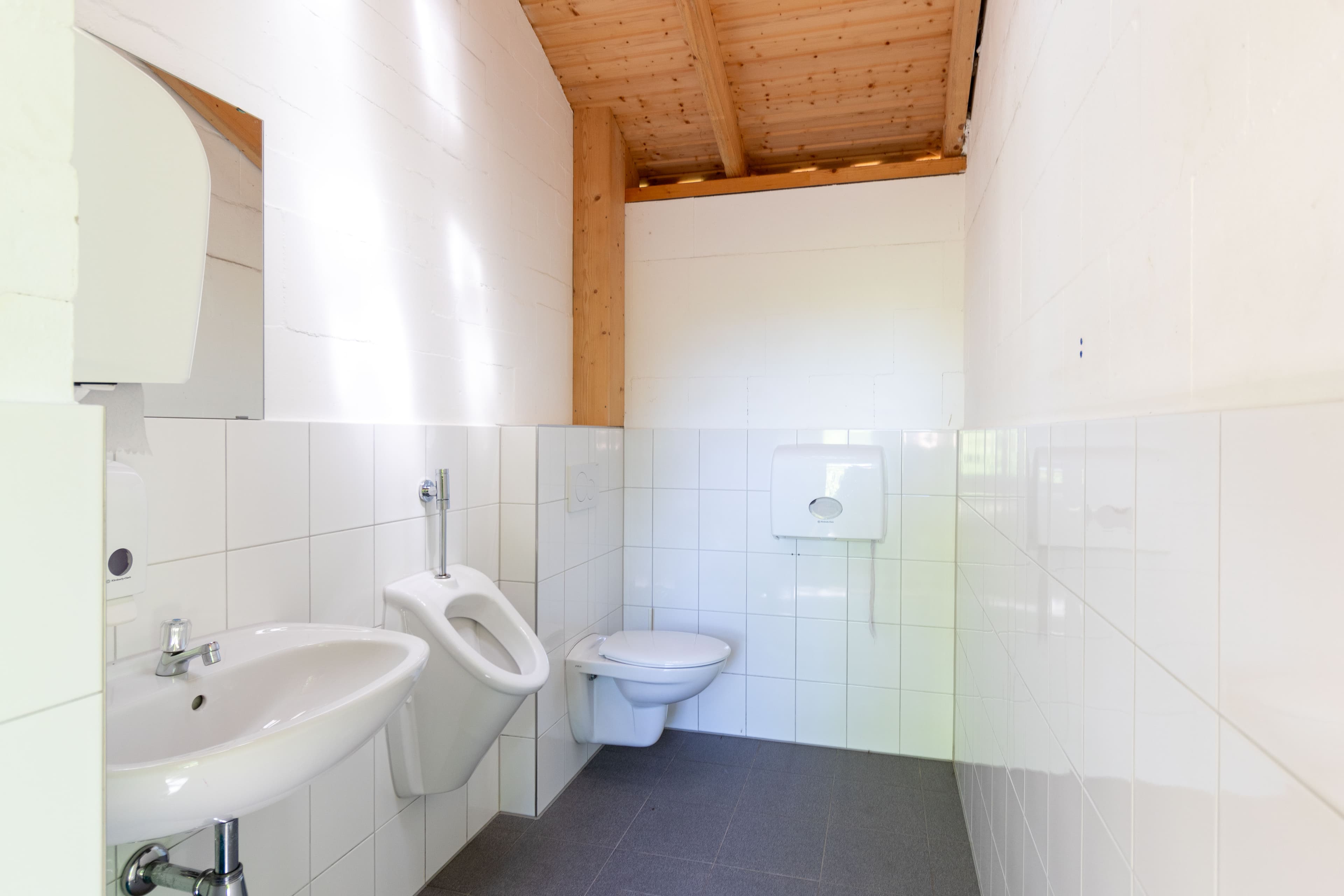 Toilette im Waschhaus