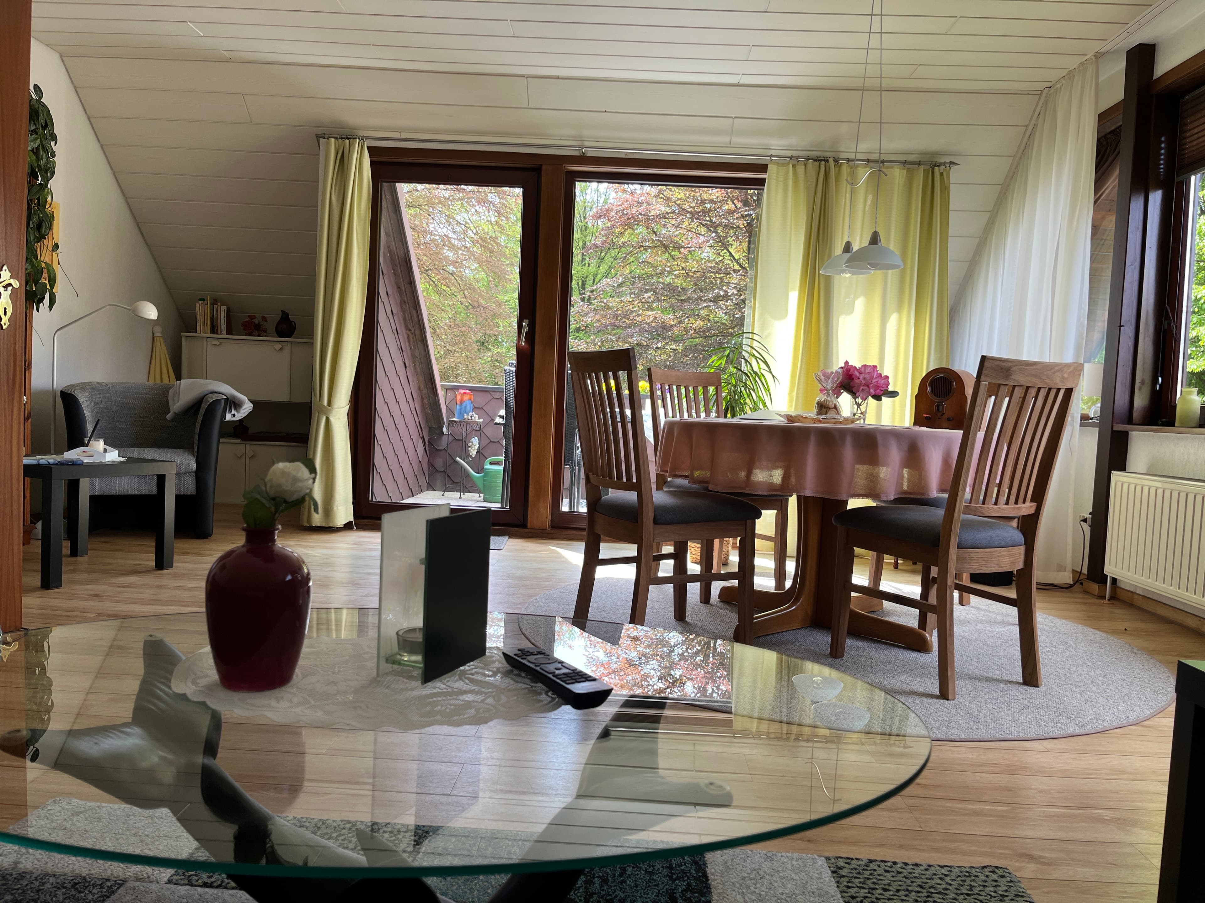 Ferienwohnung Haus Wiesengrund Wohnzimmer oben