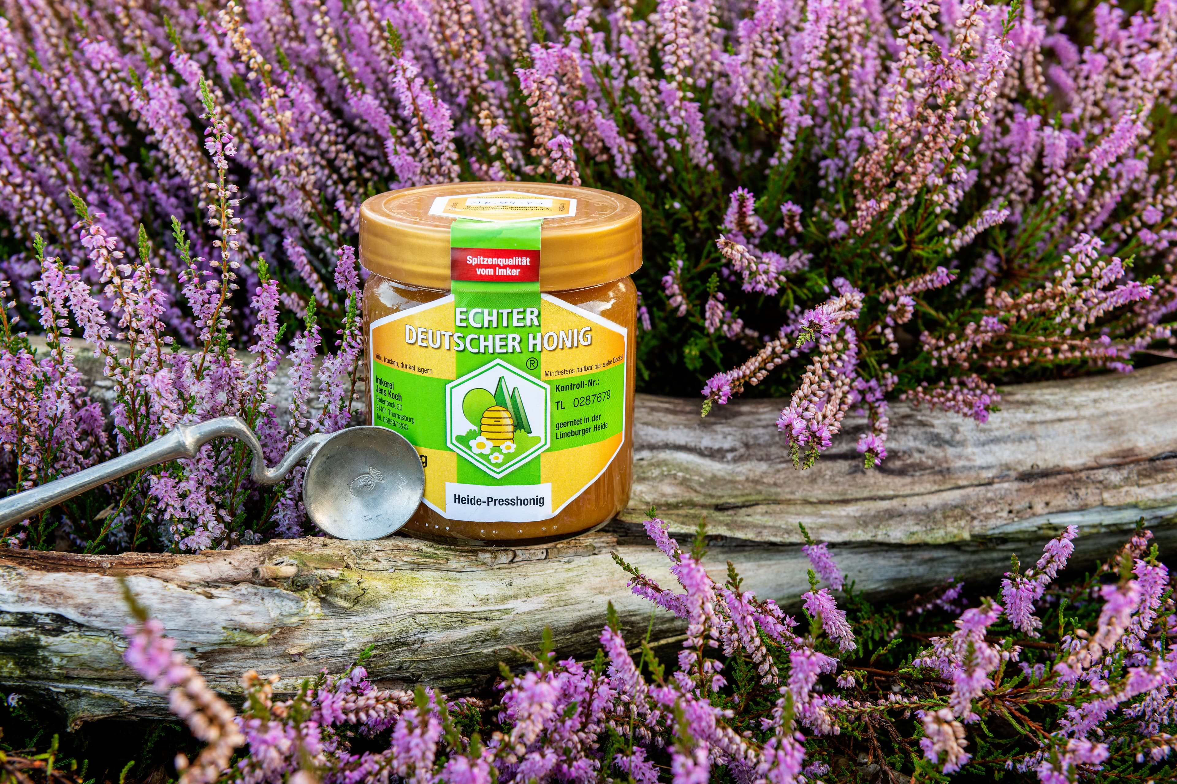 Ein Glas Heidehonig