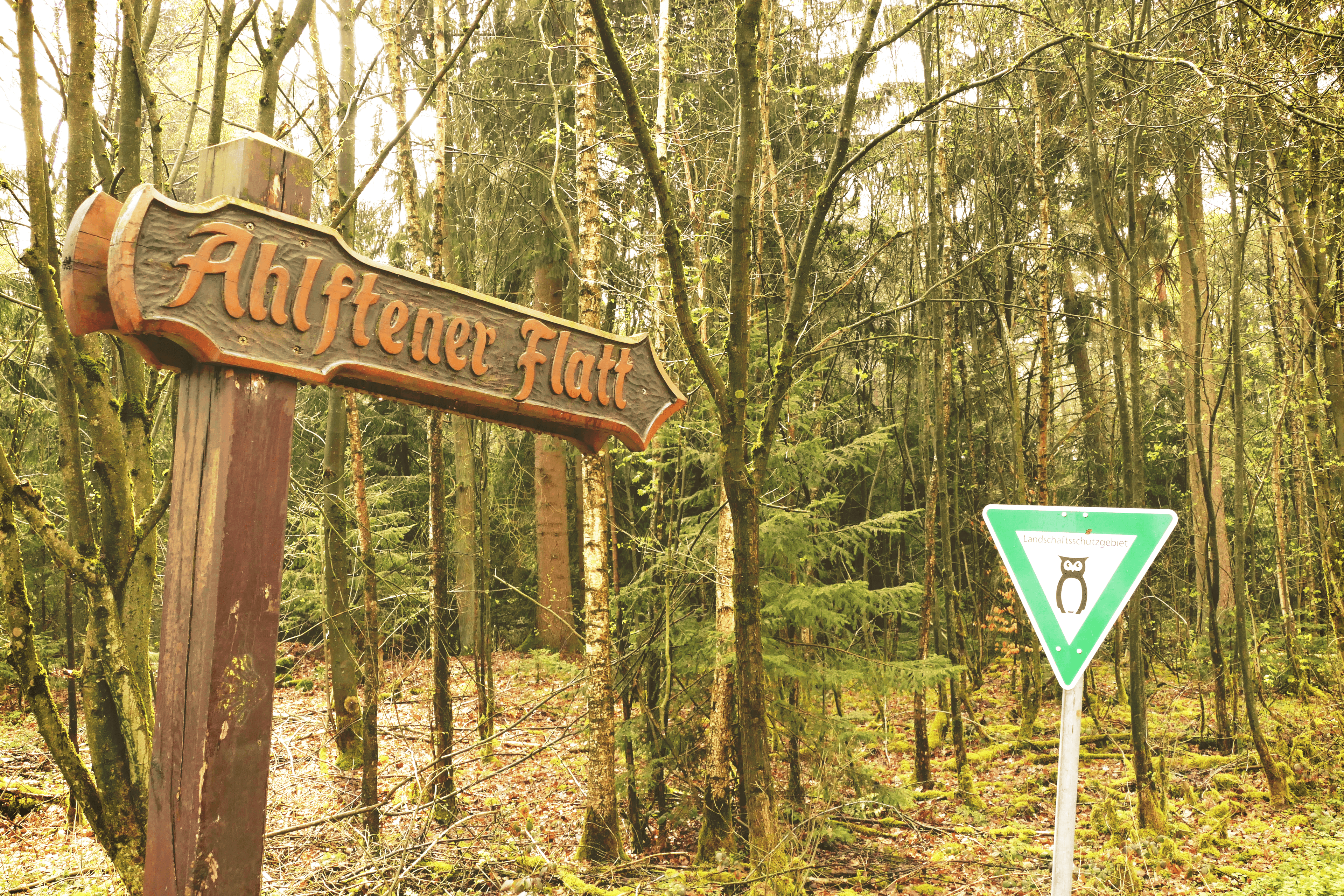 Ahlftener Flatt Beschilderung