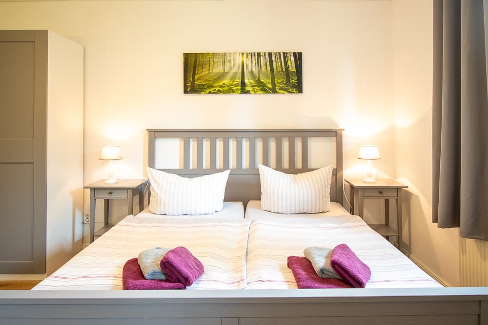 Doppelzimmer Pension Auetal in der Lüneburger Heide bei Egestorf