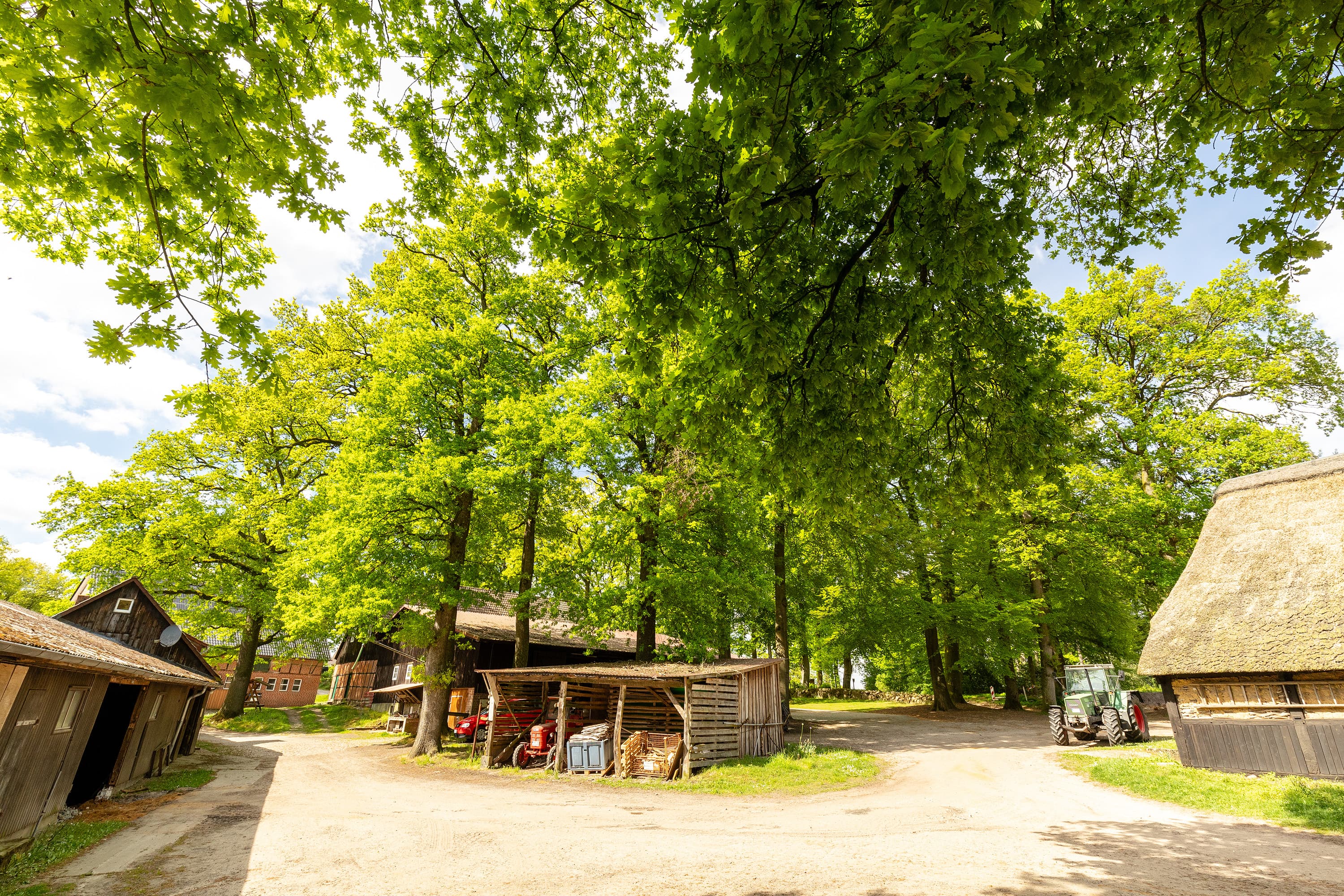 Hofgelände Bockelmann in Bispingen Lüneburger Heide