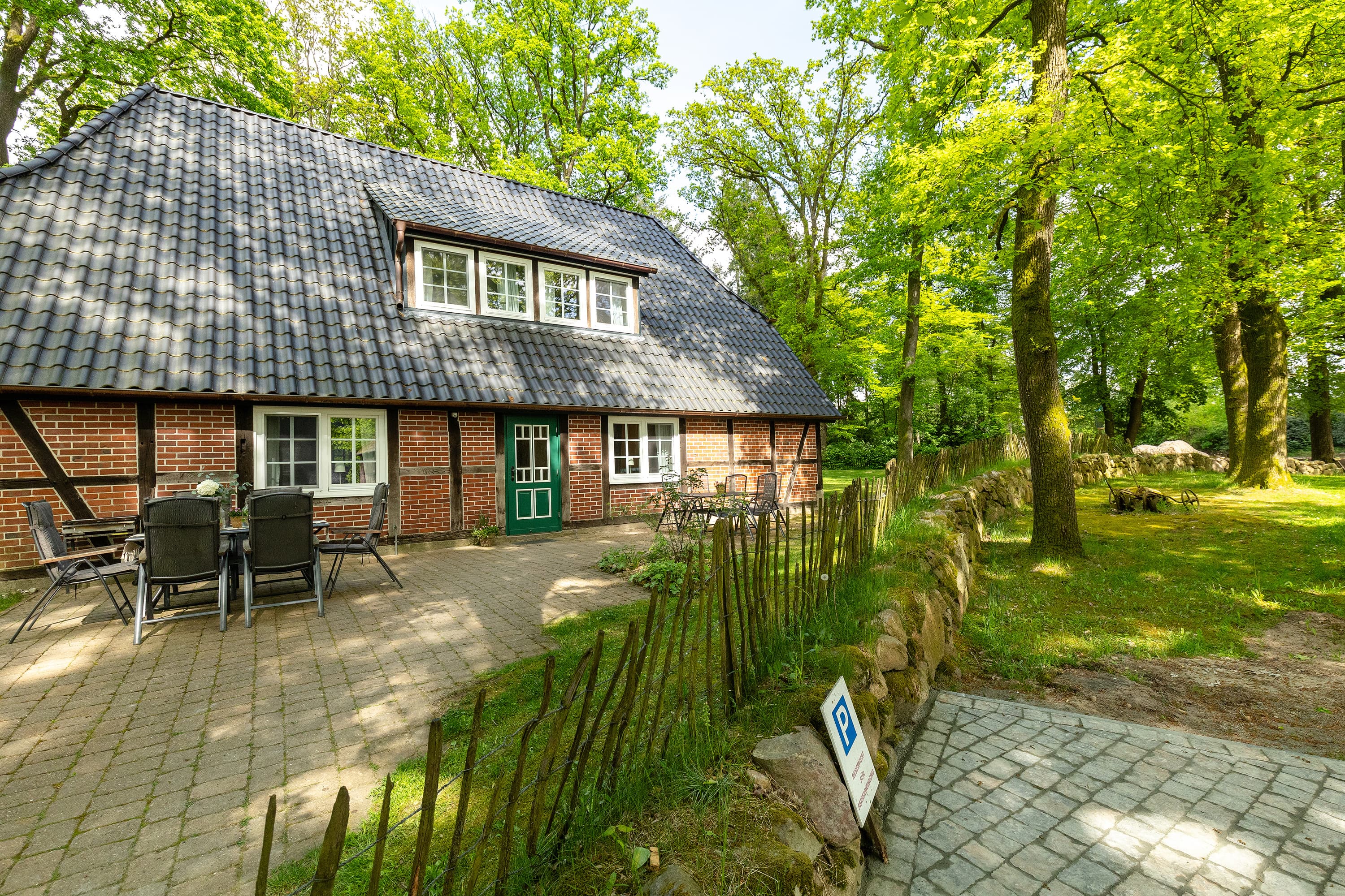 Ferienwohnung mit Terrasse auf dem Hof Bockelmann in Bispingen Lüneburger Heide