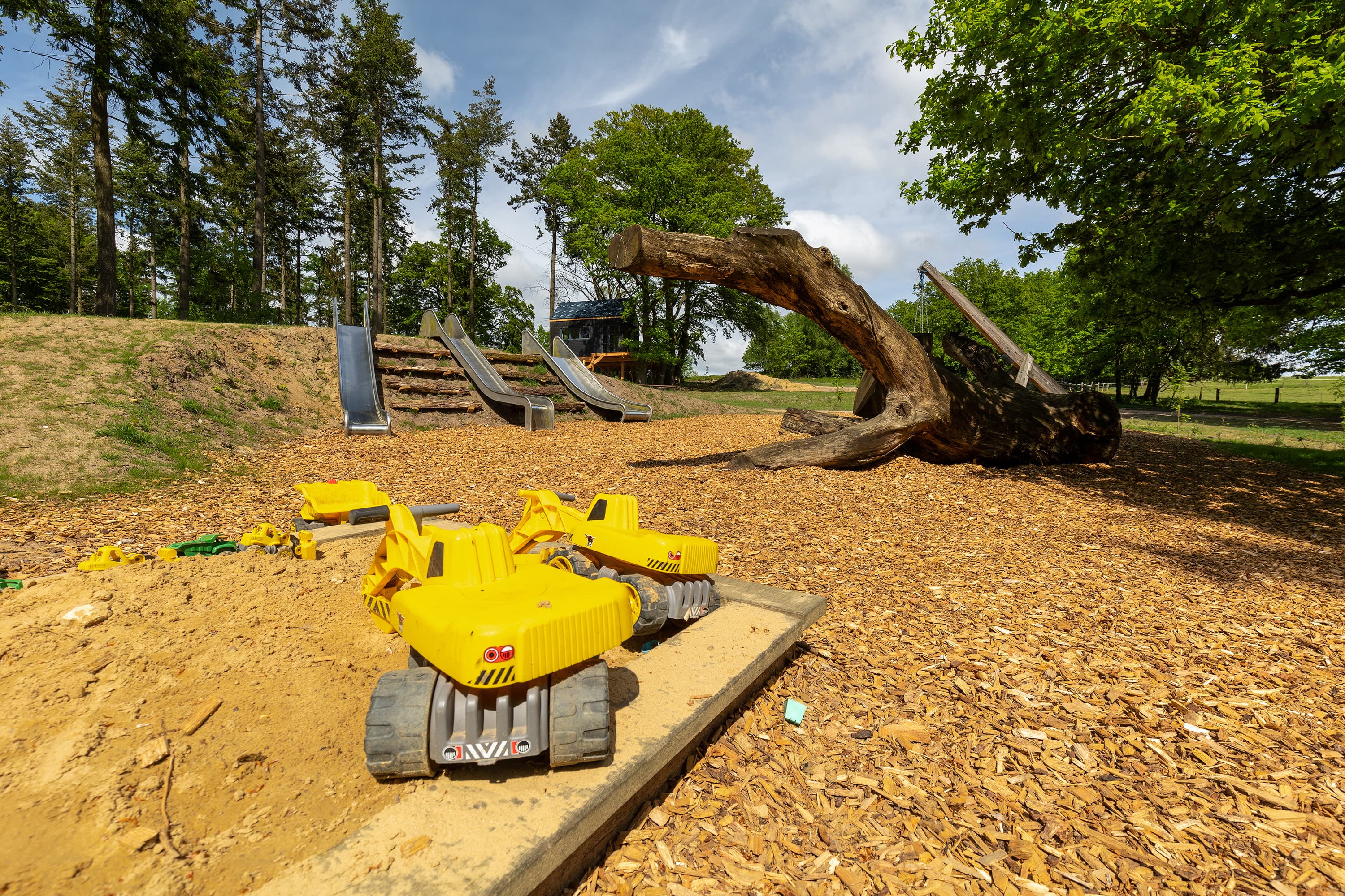 Spielplatz auf dem Hof Bockelmann in Bispingen Lüneburger Heide