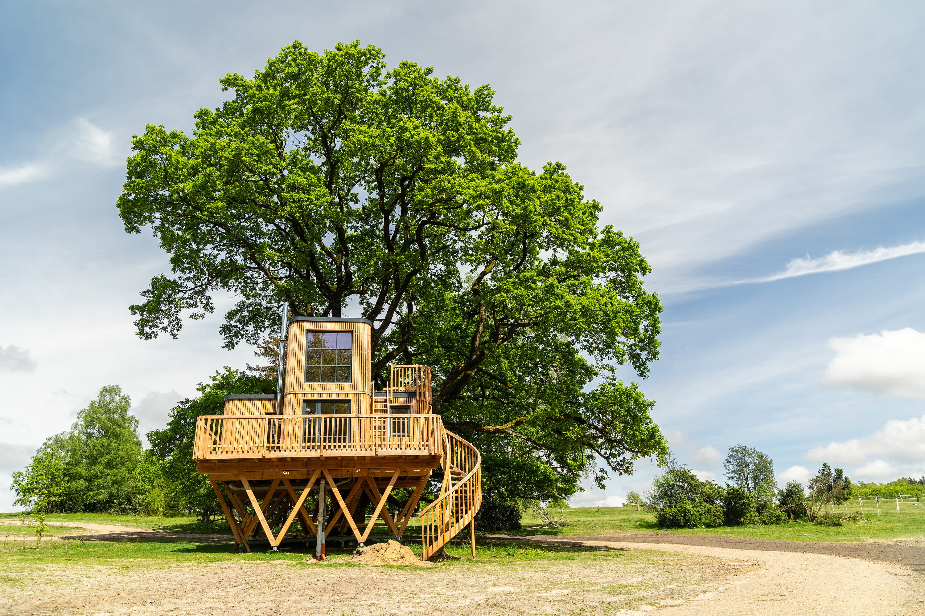 Baumhaus auf dem Hof Bockelmann in Bispingen Lüneburger Heide