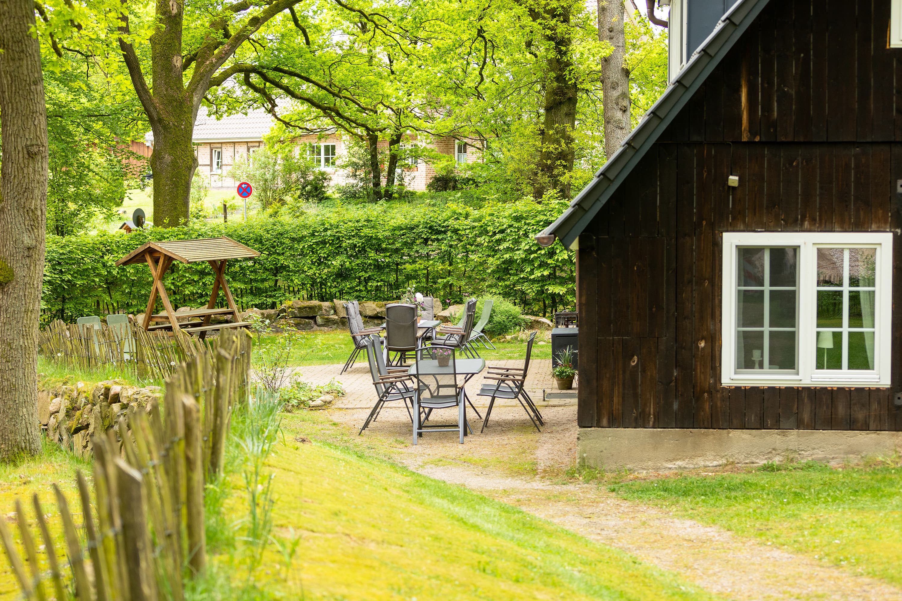 Ferienwohnung mit Terrasse auf dem Hof Bockelmann in Bispingen Lüneburger Heide