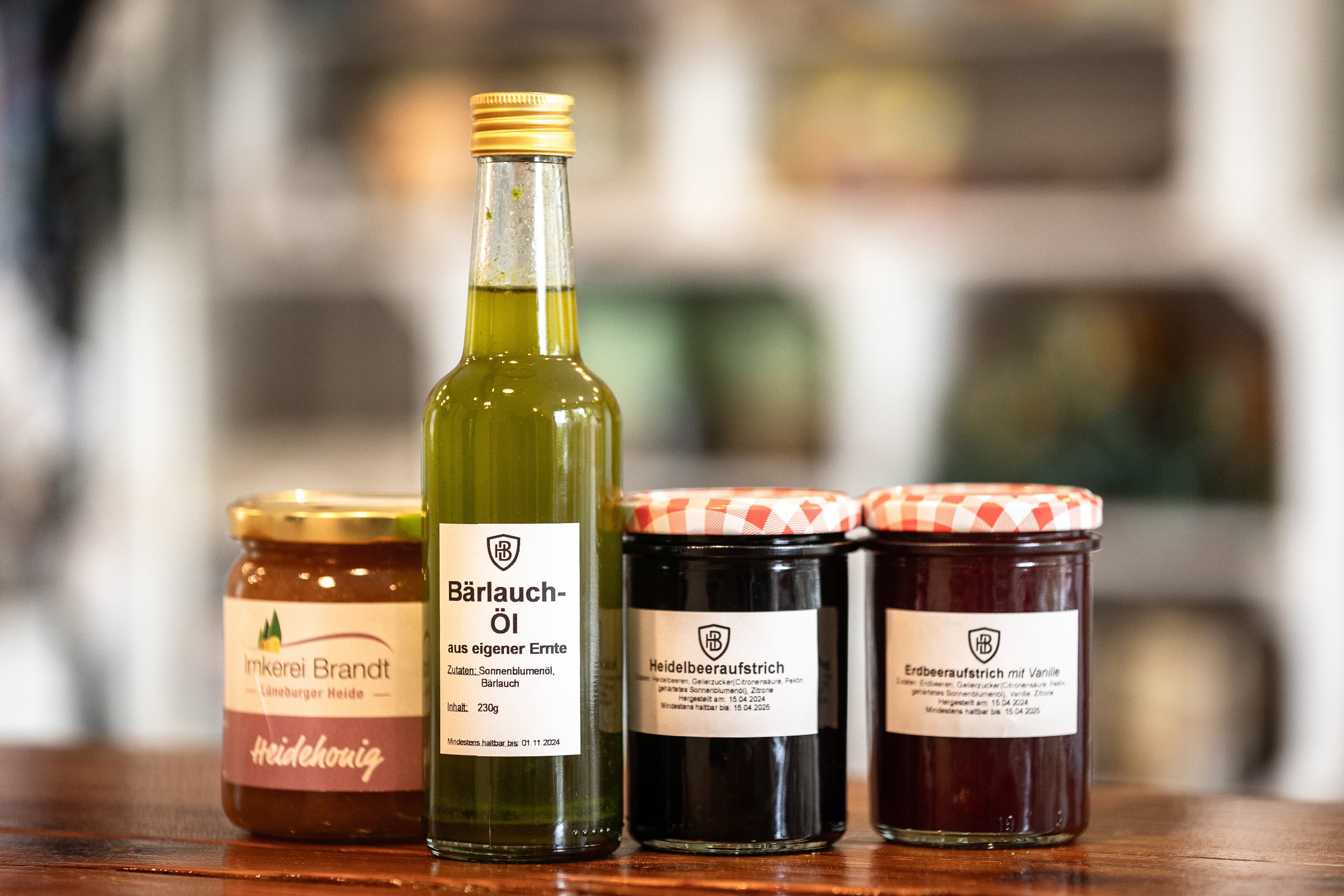 Produkte des Hofladens Bockelmann in Bispingen Lüneburger Heide