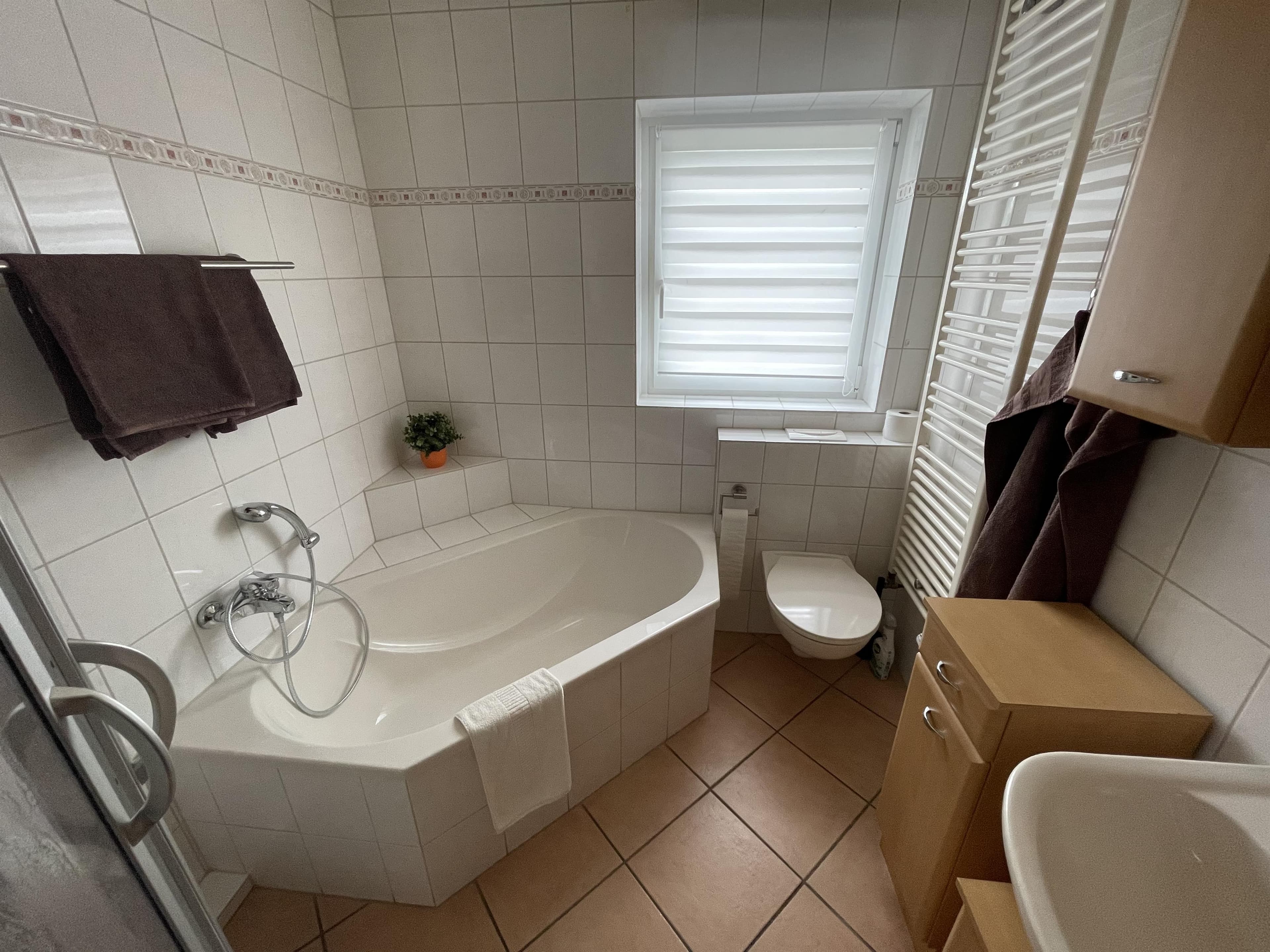 Ferienwohnung Regina Munster Badezimmer