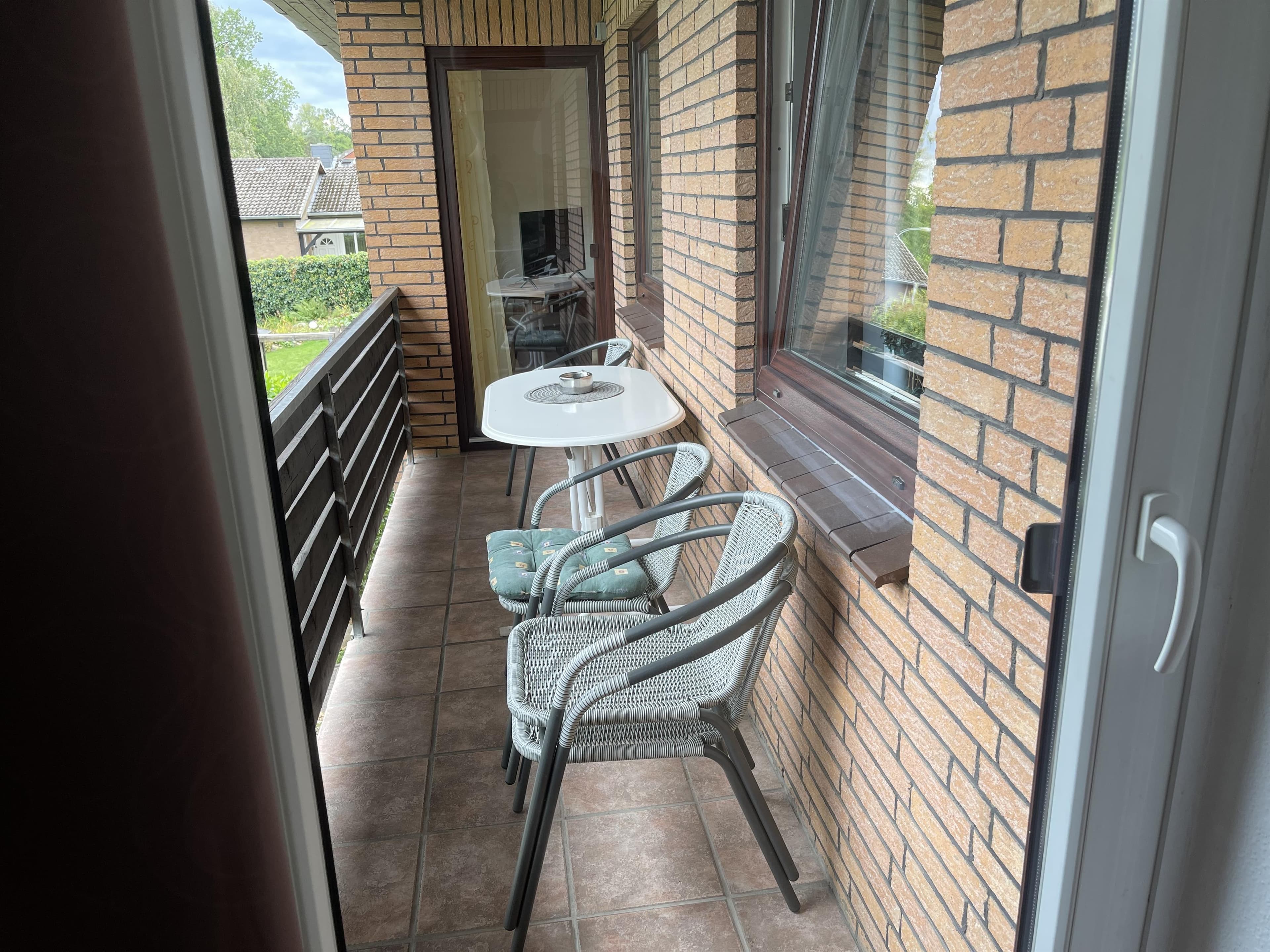 Ferienwohnung Regina Munster Balkon