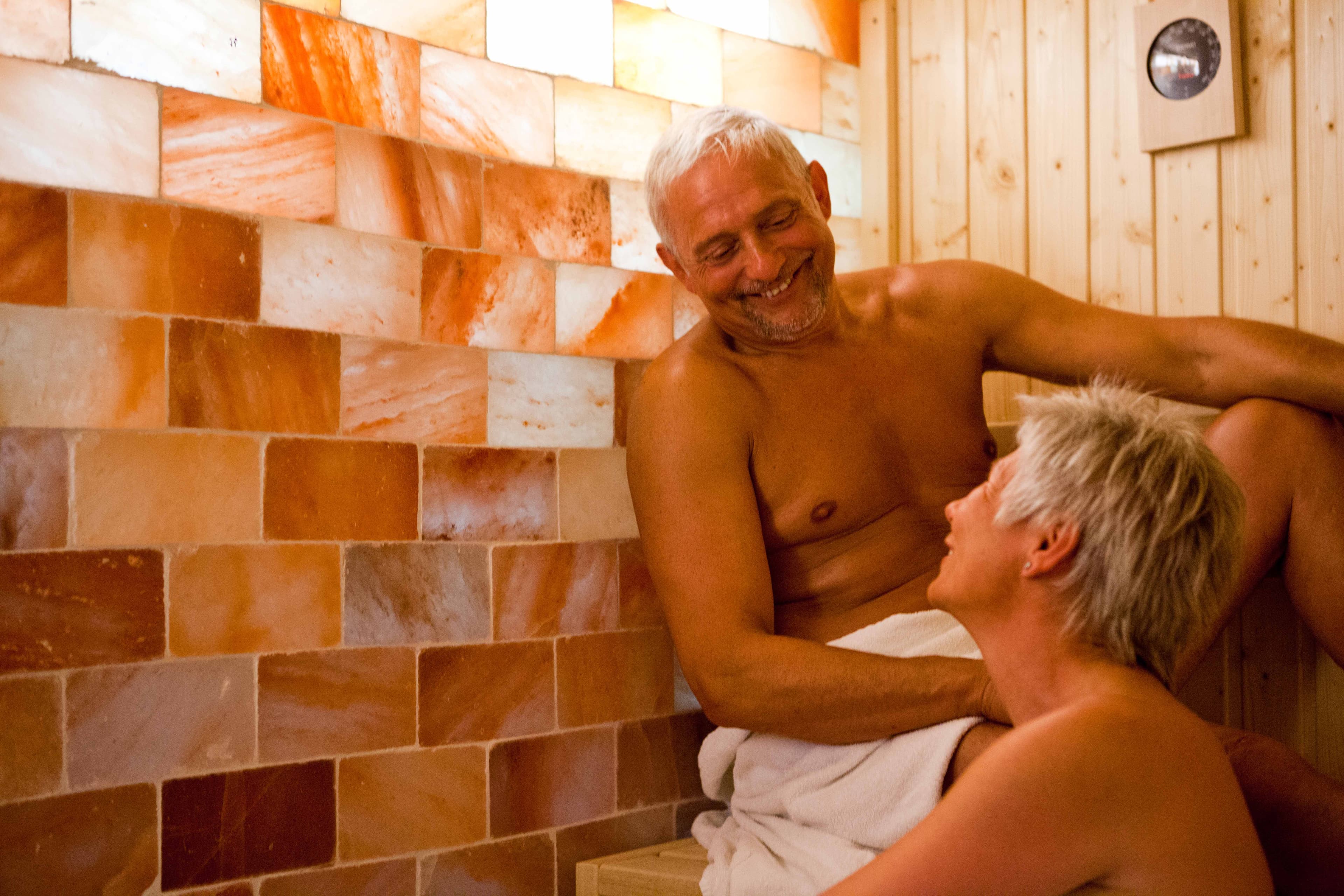 Salzsauna 65 Grad im VitalHotel Ascona Bad Bevensen